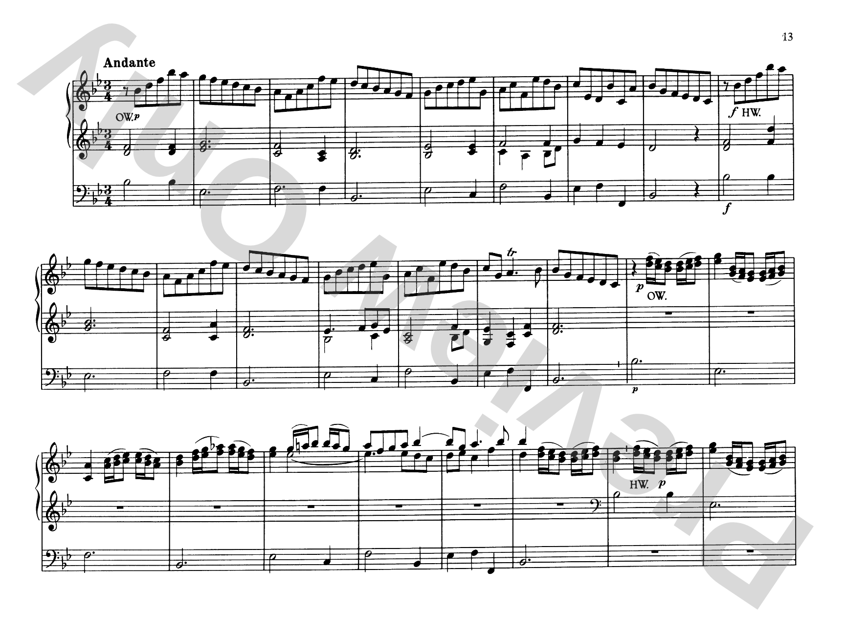 Handel: Six Organ Concerti, Op. 7, Nos. 7-12: Organ Comb Bound Book