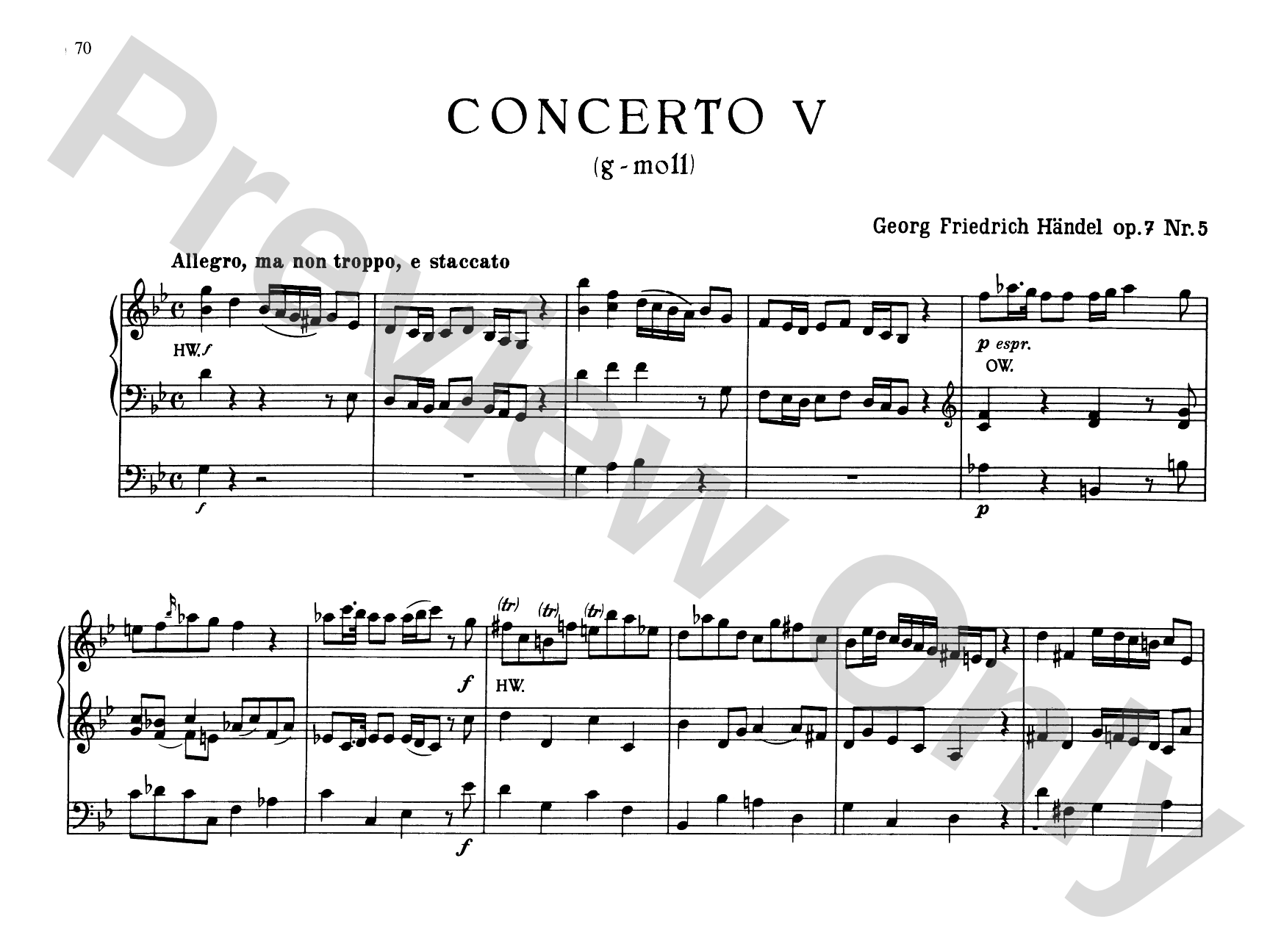 Handel: Six Organ Concerti, Op. 7, Nos. 7-12