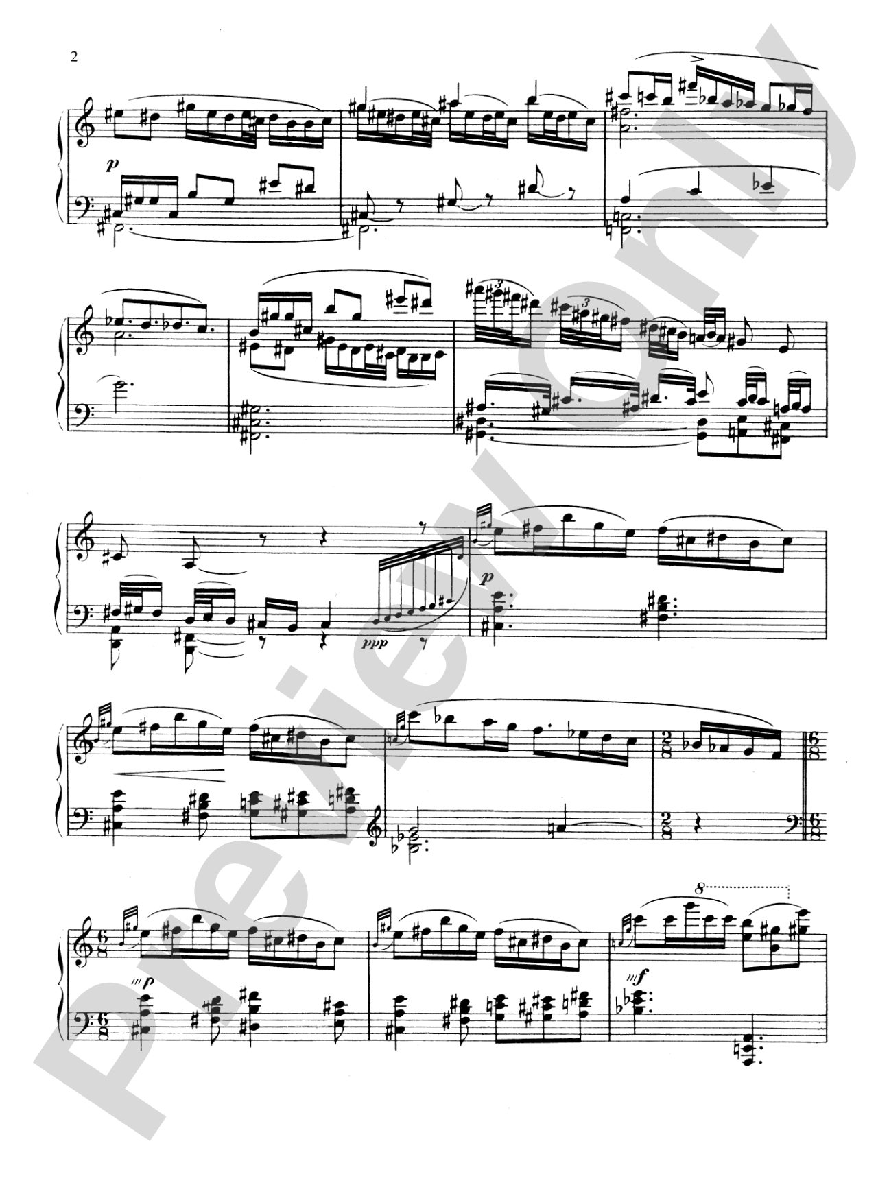 Miaskowsky: Printemps: Piano