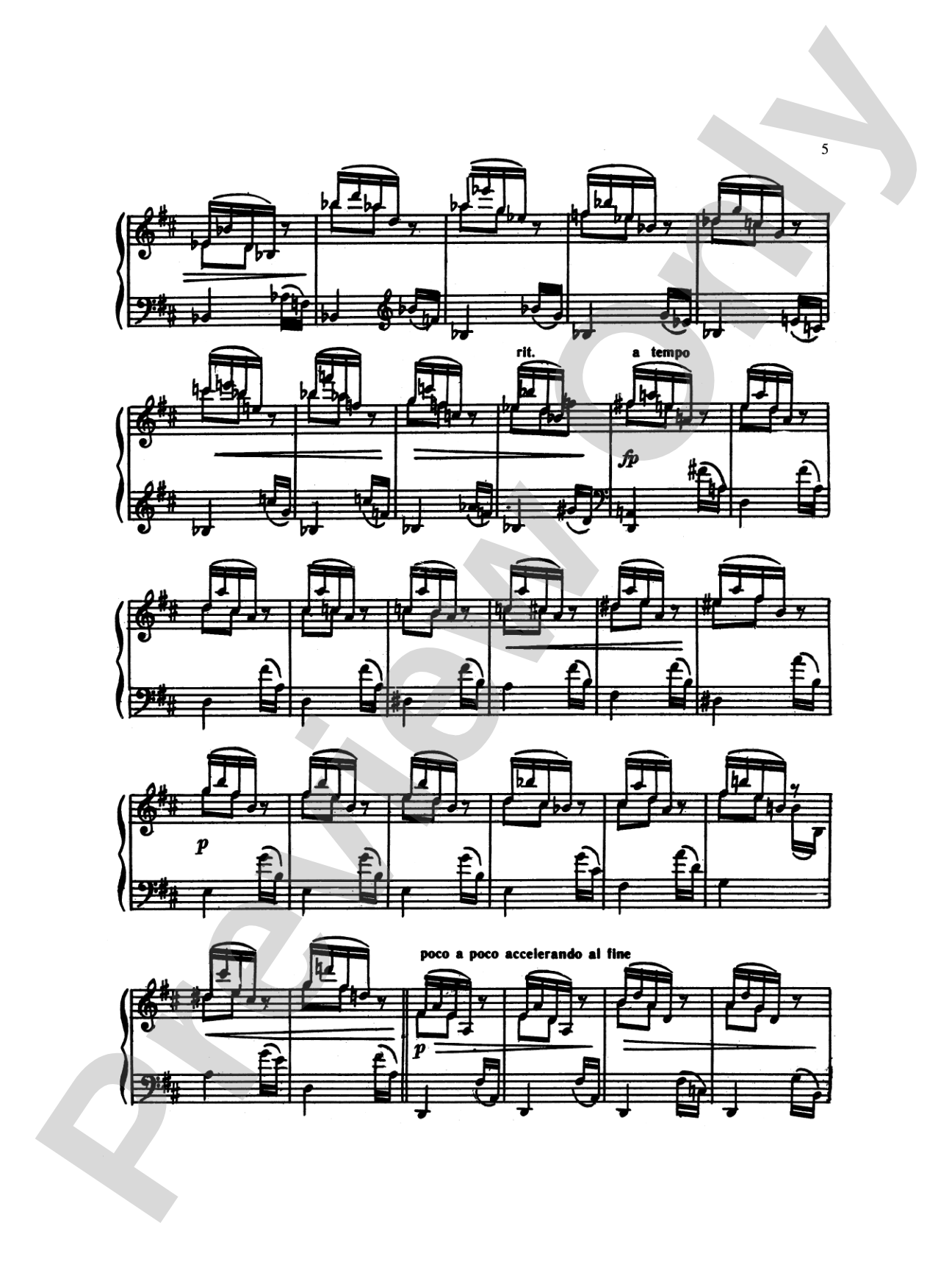 Liadov: Preludes: Piano Book