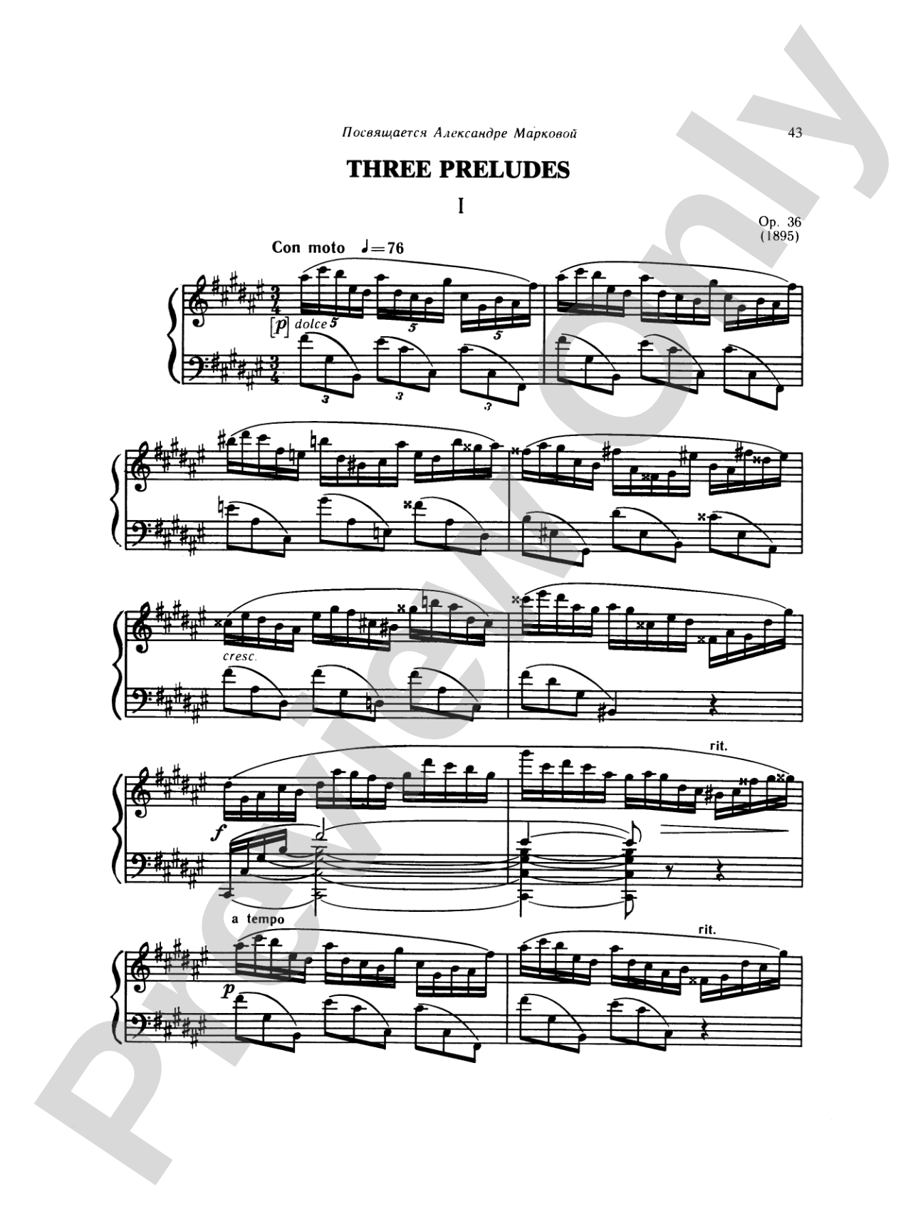 Liadov: Preludes