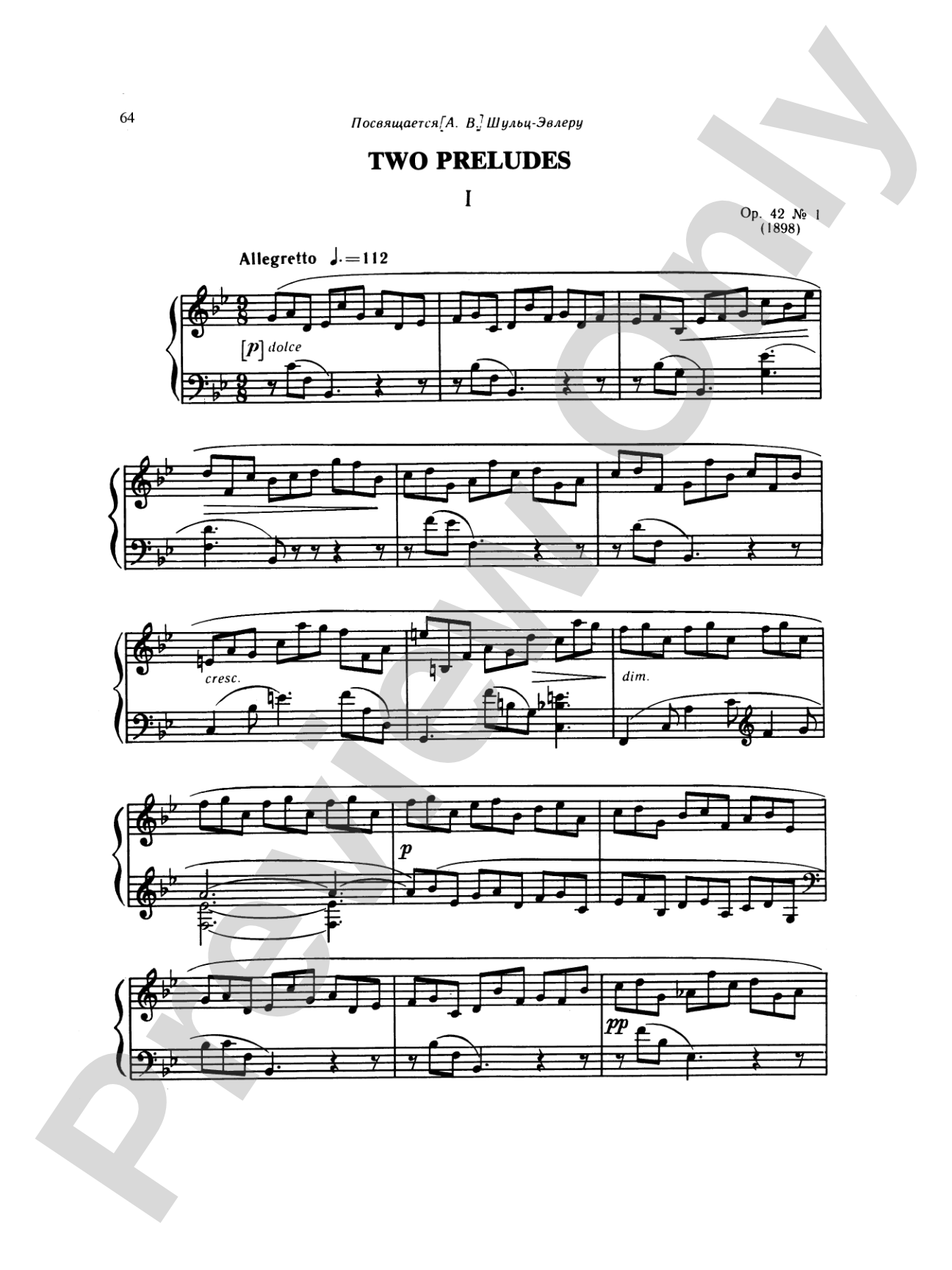 Liadov: Preludes