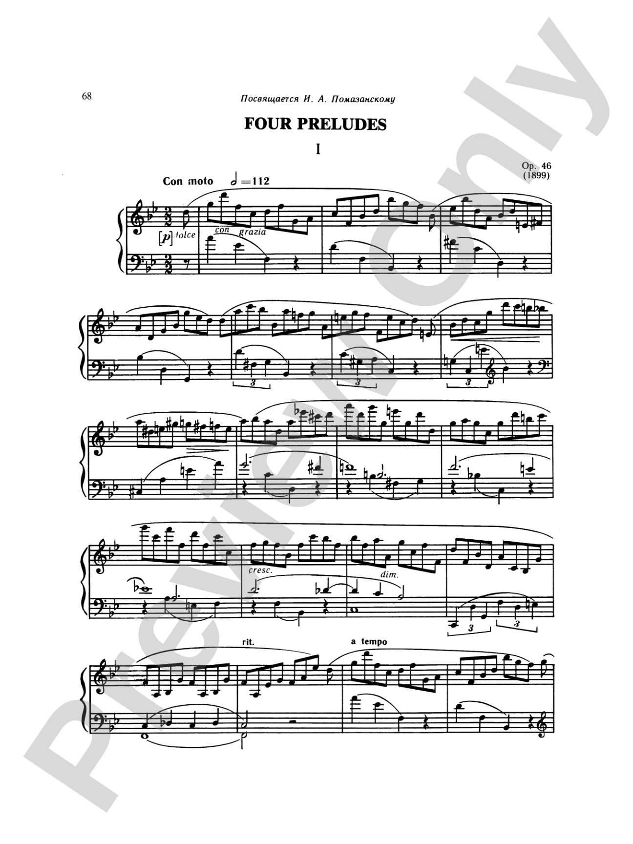 Liadov: Preludes