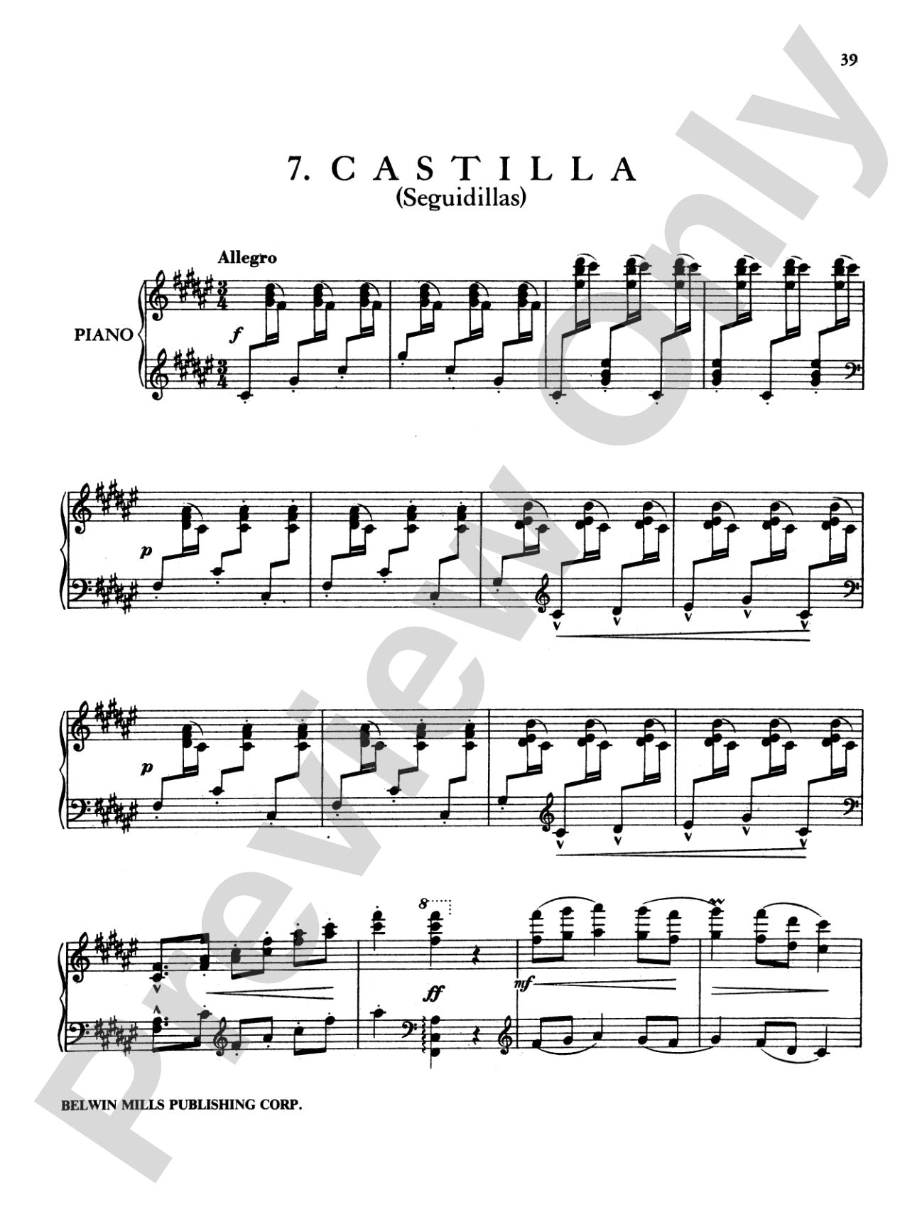Albéniz: Suite Española