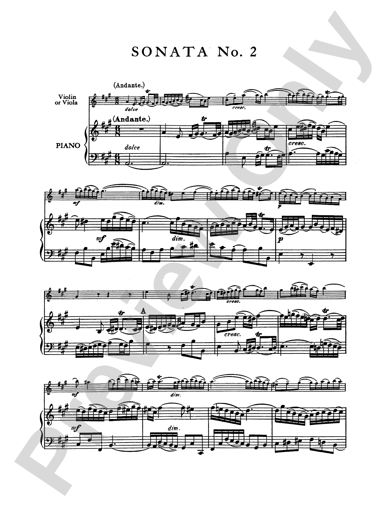 Bach: Six Sonatas (Ed. David), Volume I