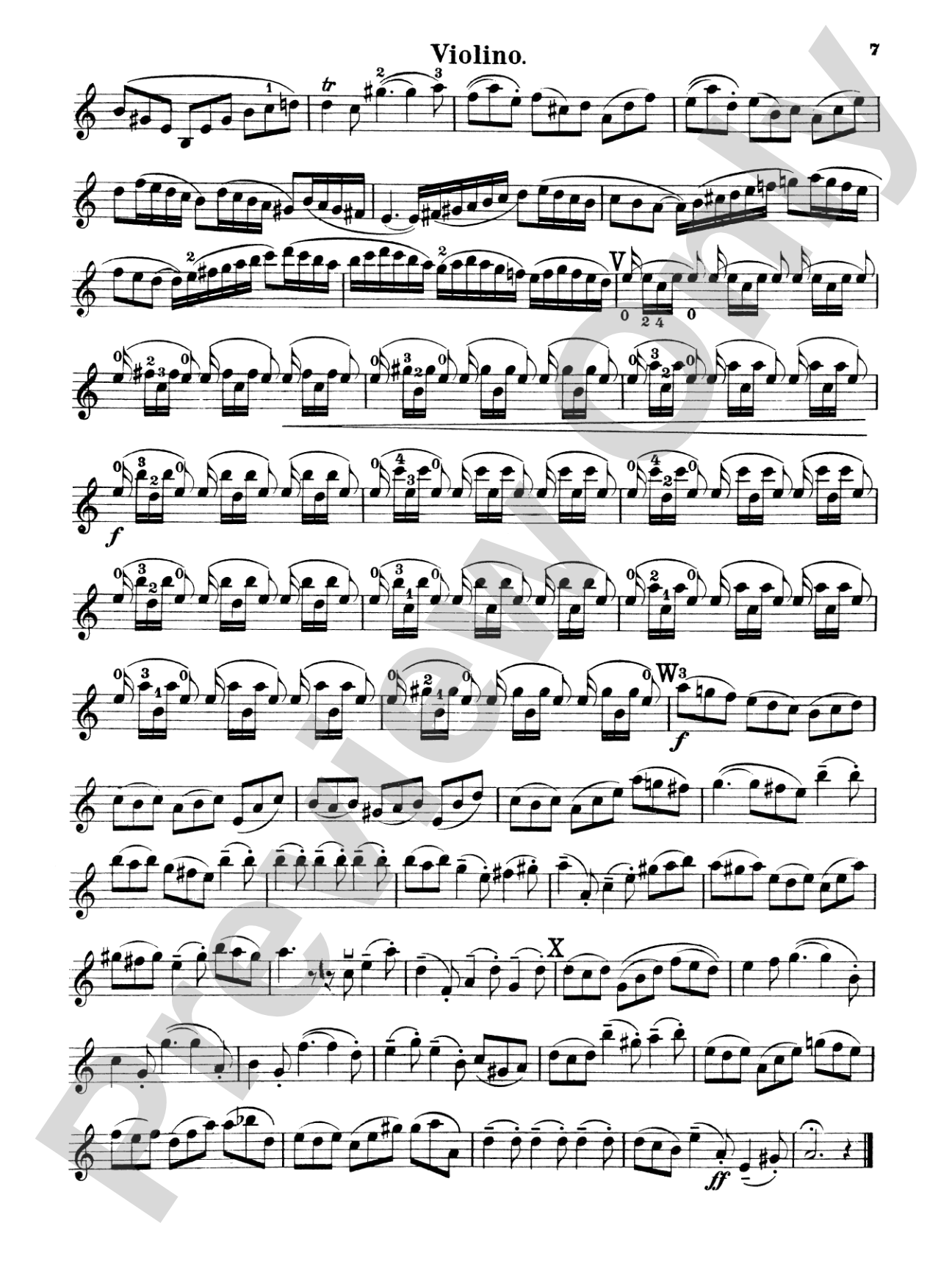 Bach: Violin Concerto in A Minor: Violin Book