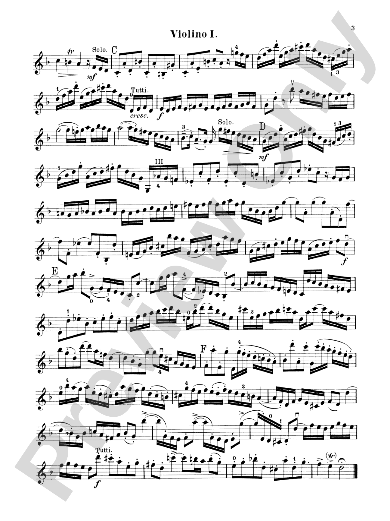 Bach: Double Concerto in D Minor: Violin Book