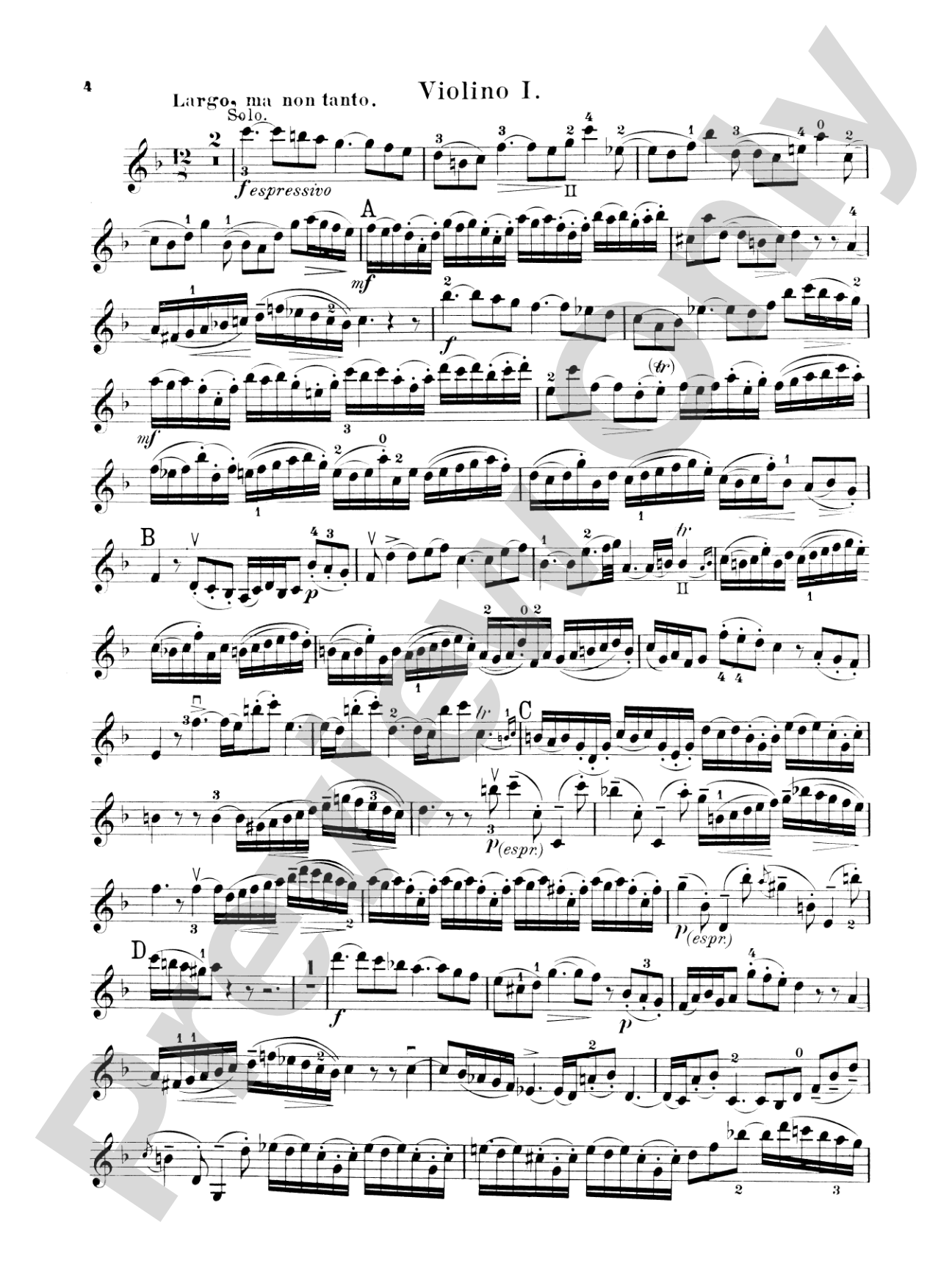 Bach: Double Concerto in D Minor: Violin Book