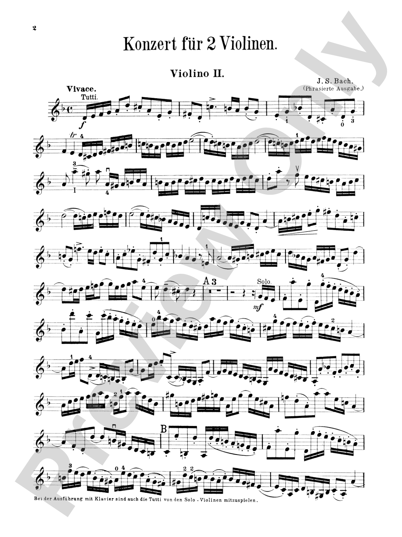 Bach: Double Concerto in D Minor