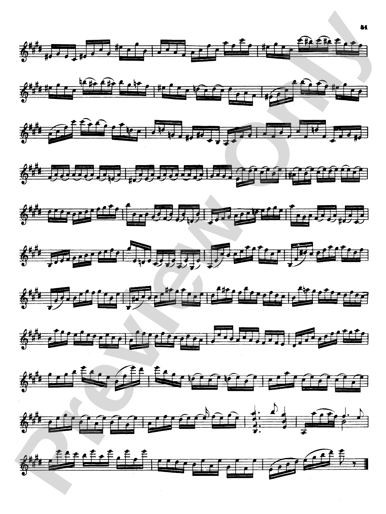Bach: Partita III, in E Major (with added Piano parts by Ida Elkan): Violin Book