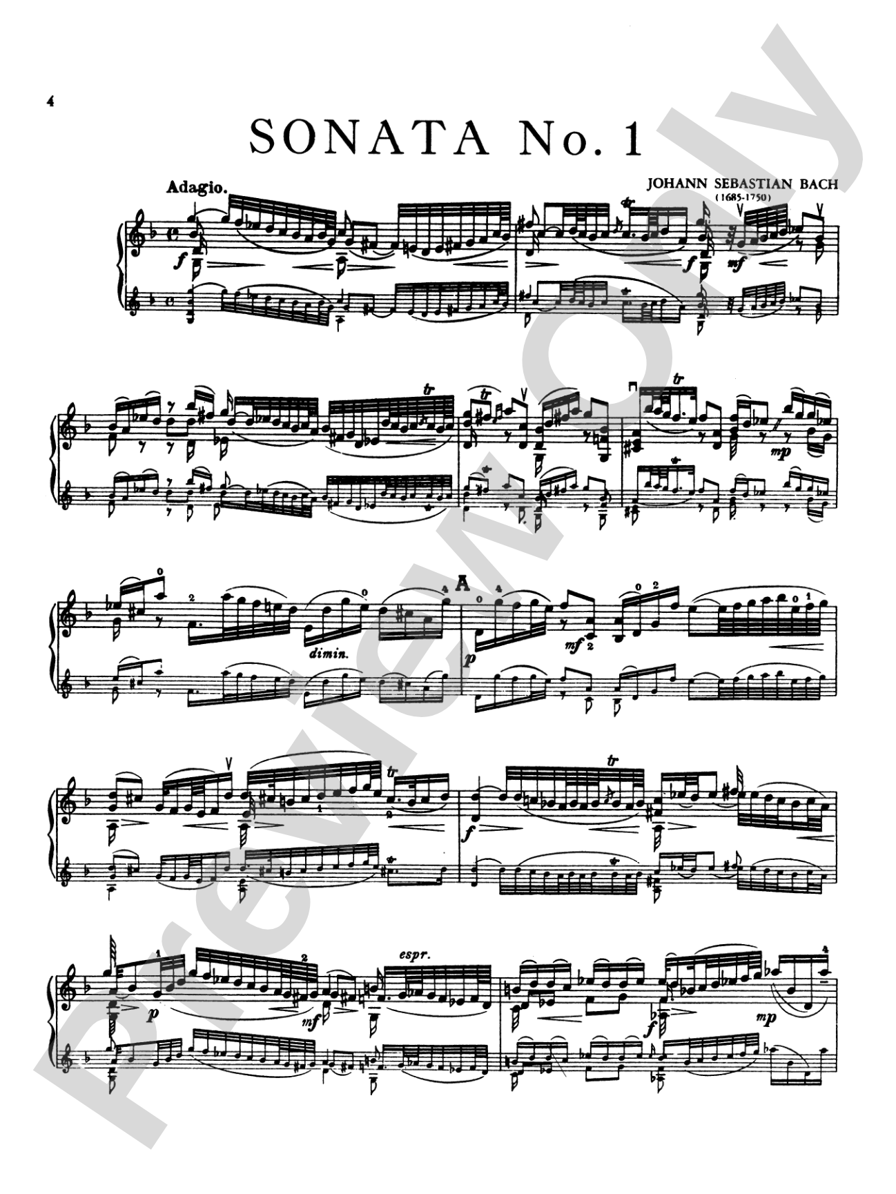 Bach: Six Sonatas and Partitas: Violin Book