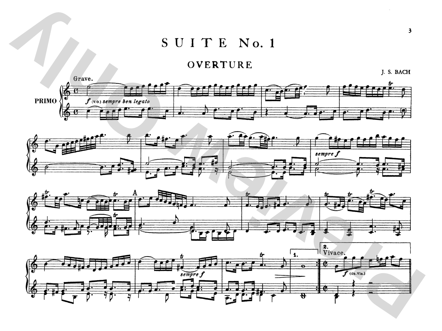 Bach: Suites (Arr. Max Reger): Piano Duet (1 Piano, 4 Hands) Comb Bound Book