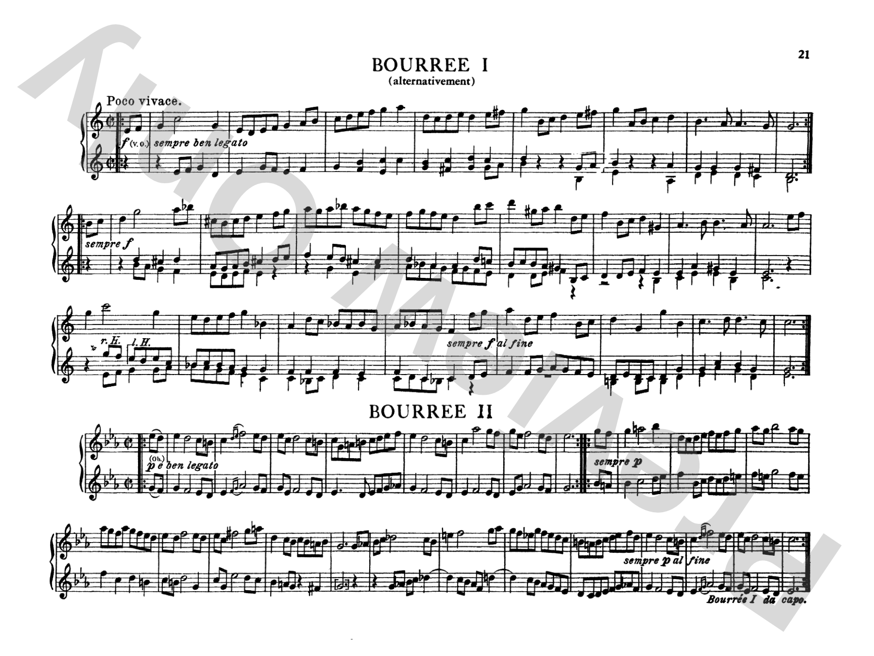 Bach: Suites (Arr. Max Reger): Piano Duet (1 Piano, 4 Hands) Comb Bound Book