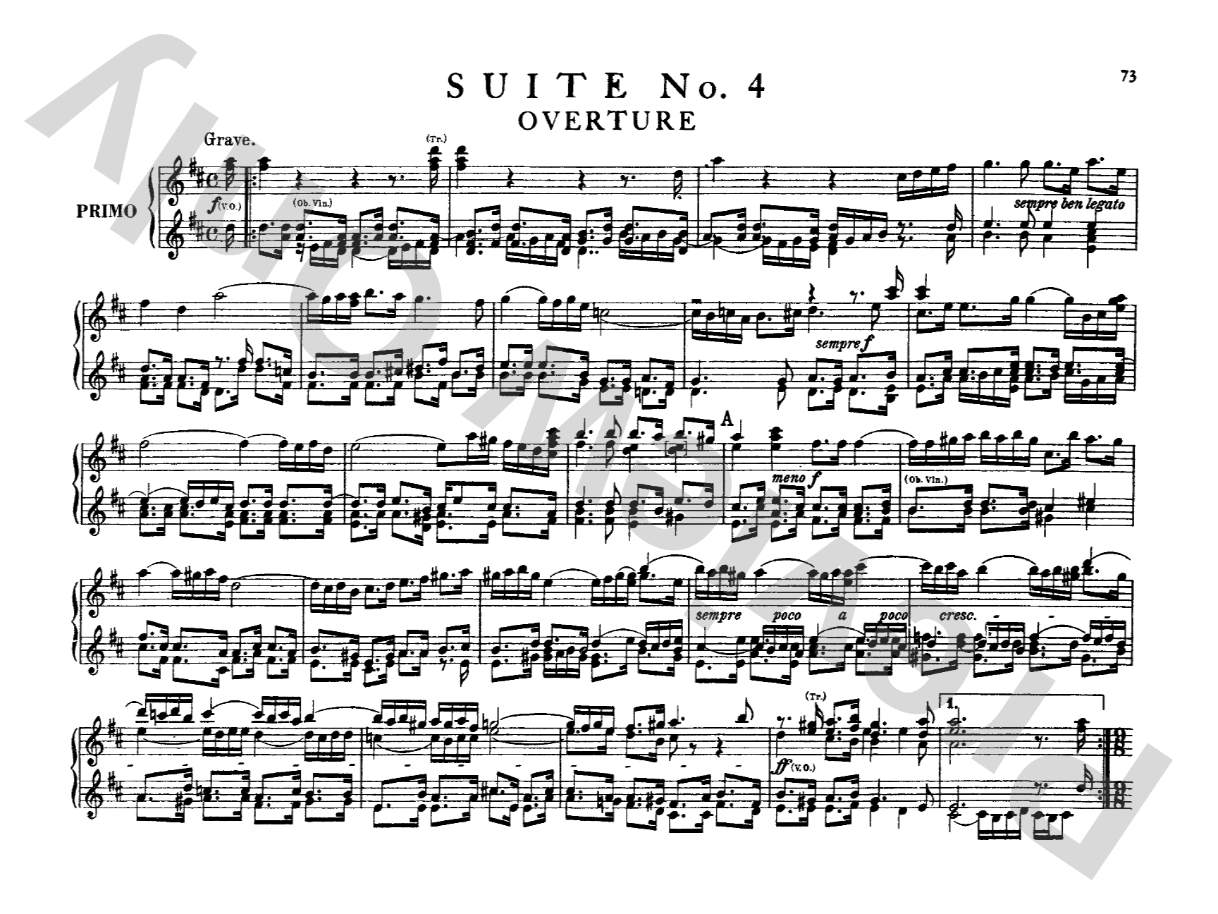 Bach: Suites (Arr. Max Reger)