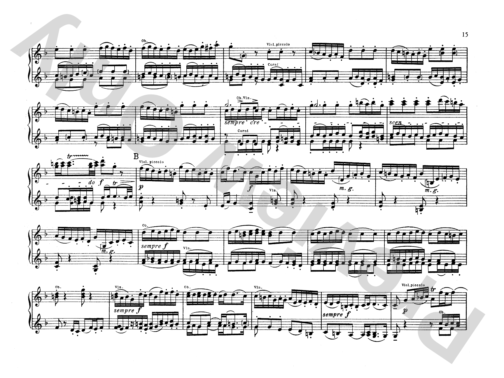 Bach: Brandenburg Concertos (Volume I) (Arr. Max Reger): Piano Duet (1 Piano, 4 Hands) Comb Bound Book