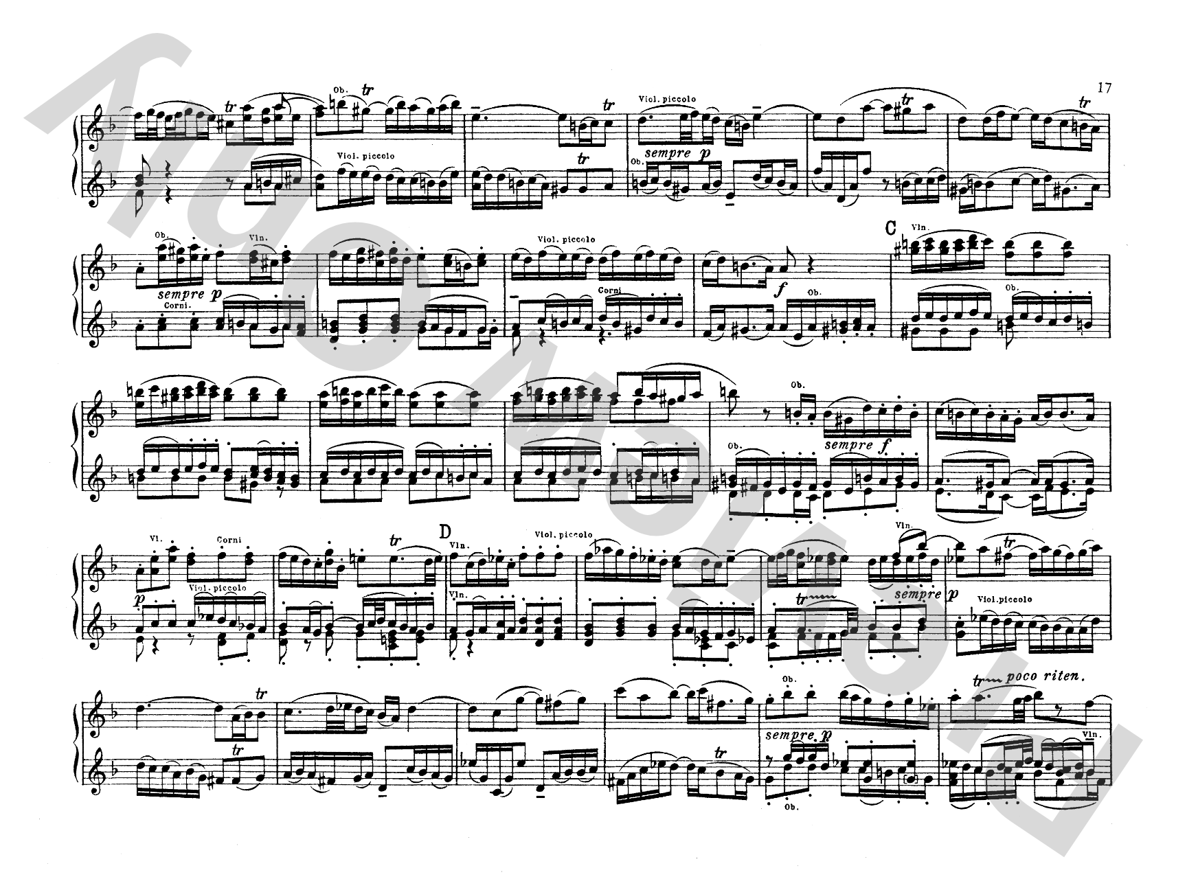 Bach: Brandenburg Concertos (Volume I) (Arr. Max Reger): Piano Duet (1 Piano, 4 Hands) Comb Bound Book