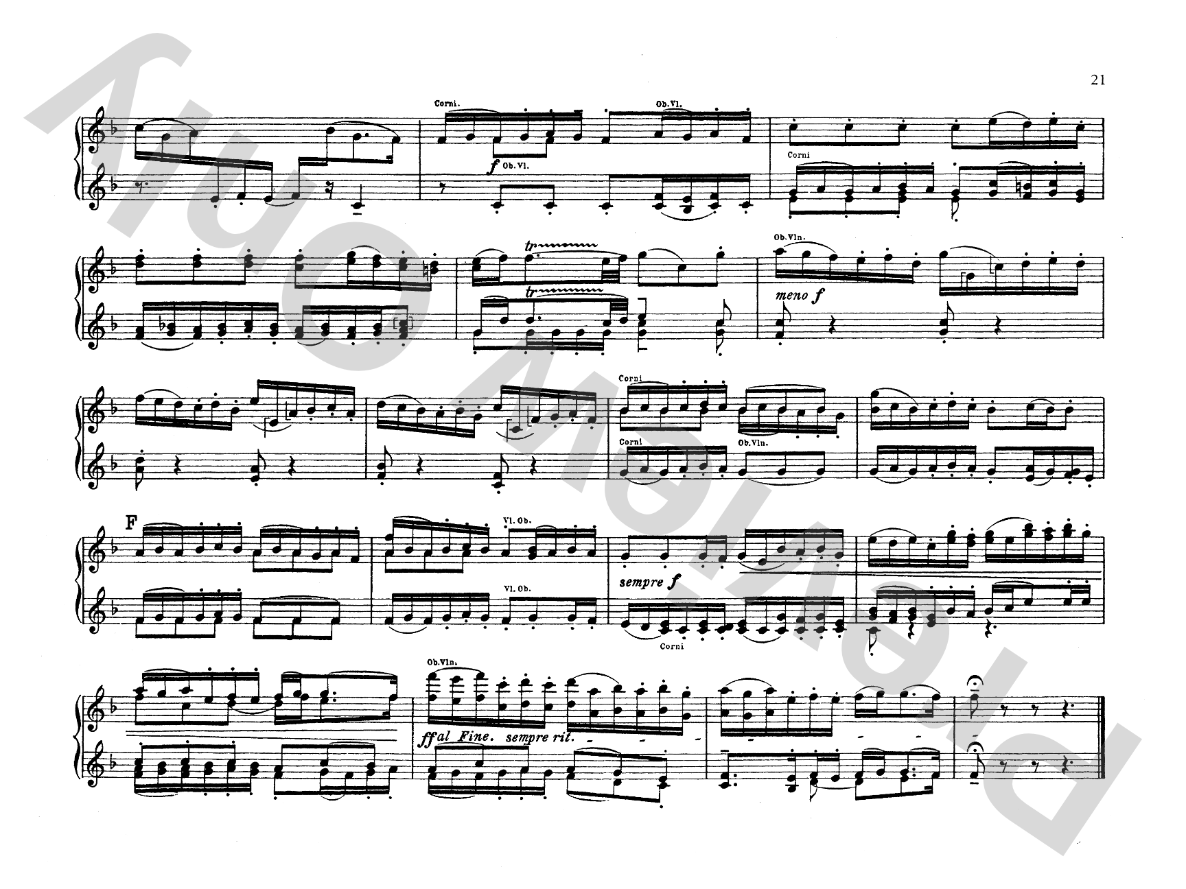 Bach: Brandenburg Concertos (Volume I) (Arr. Max Reger): Piano Duet (1 Piano, 4 Hands) Comb Bound Book