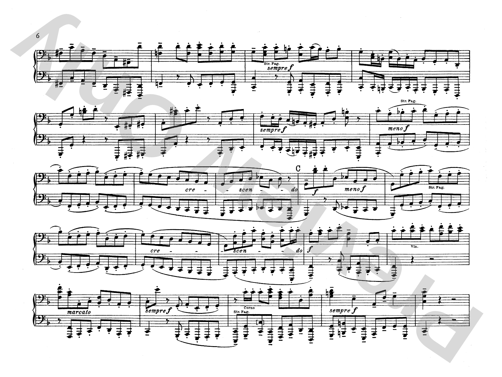 Bach: Brandenburg Concertos (Volume I) (Arr. Max Reger): Piano Duet (1 Piano, 4 Hands) Comb Bound Book