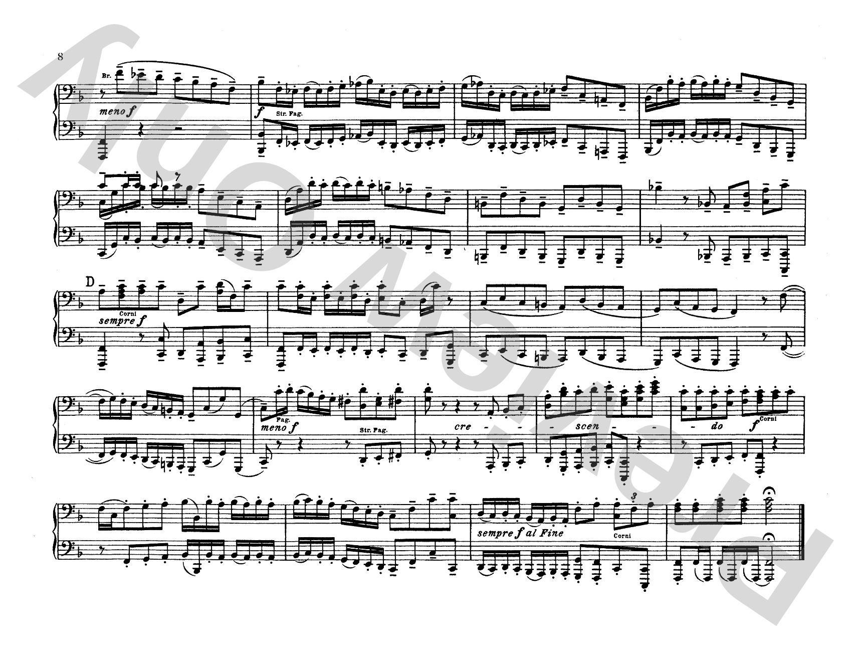 Bach: Brandenburg Concertos (Volume I) (Arr. Max Reger): Piano Duet (1 Piano, 4 Hands) Comb Bound Book