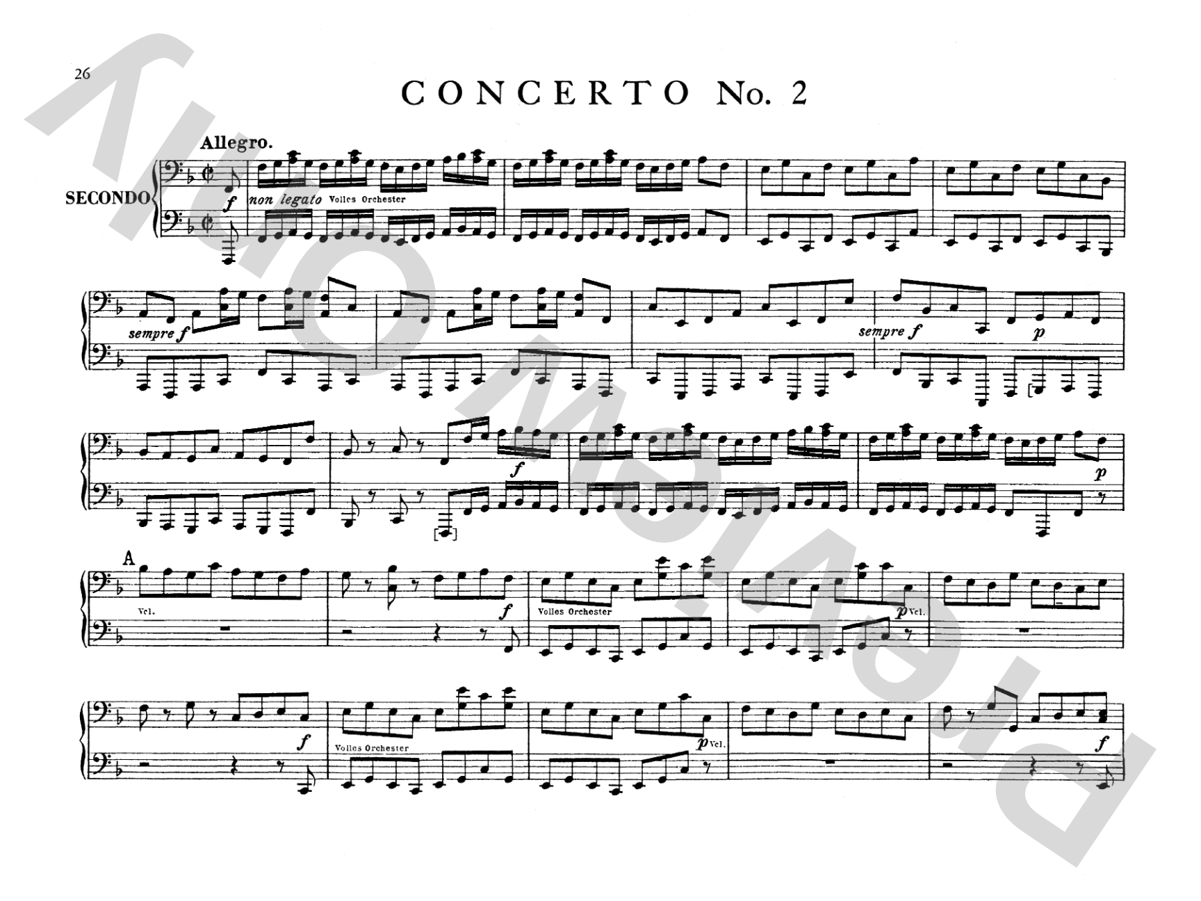 Bach: Brandenburg Concertos (Volume I) (Arr. Max Reger)