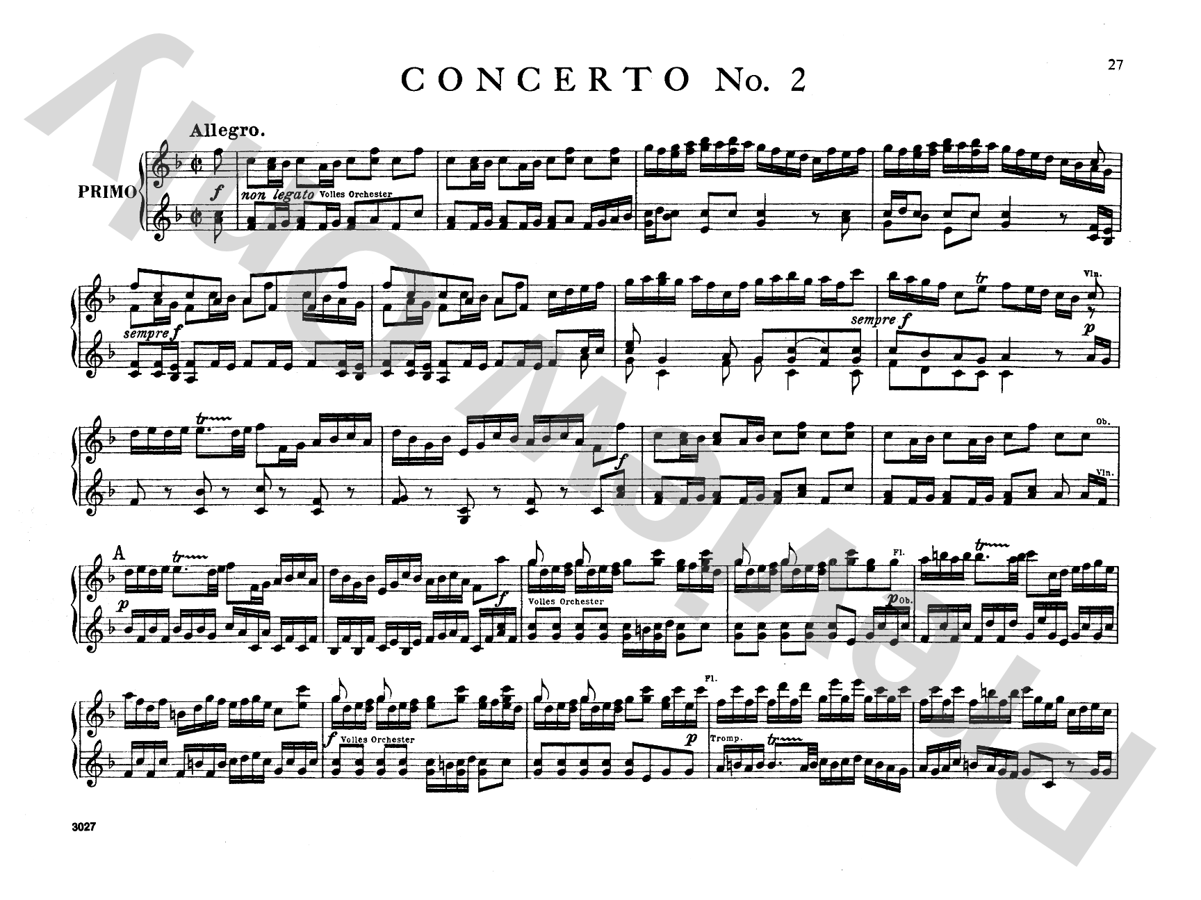 Bach: Brandenburg Concertos (Volume I) (Arr. Max Reger)