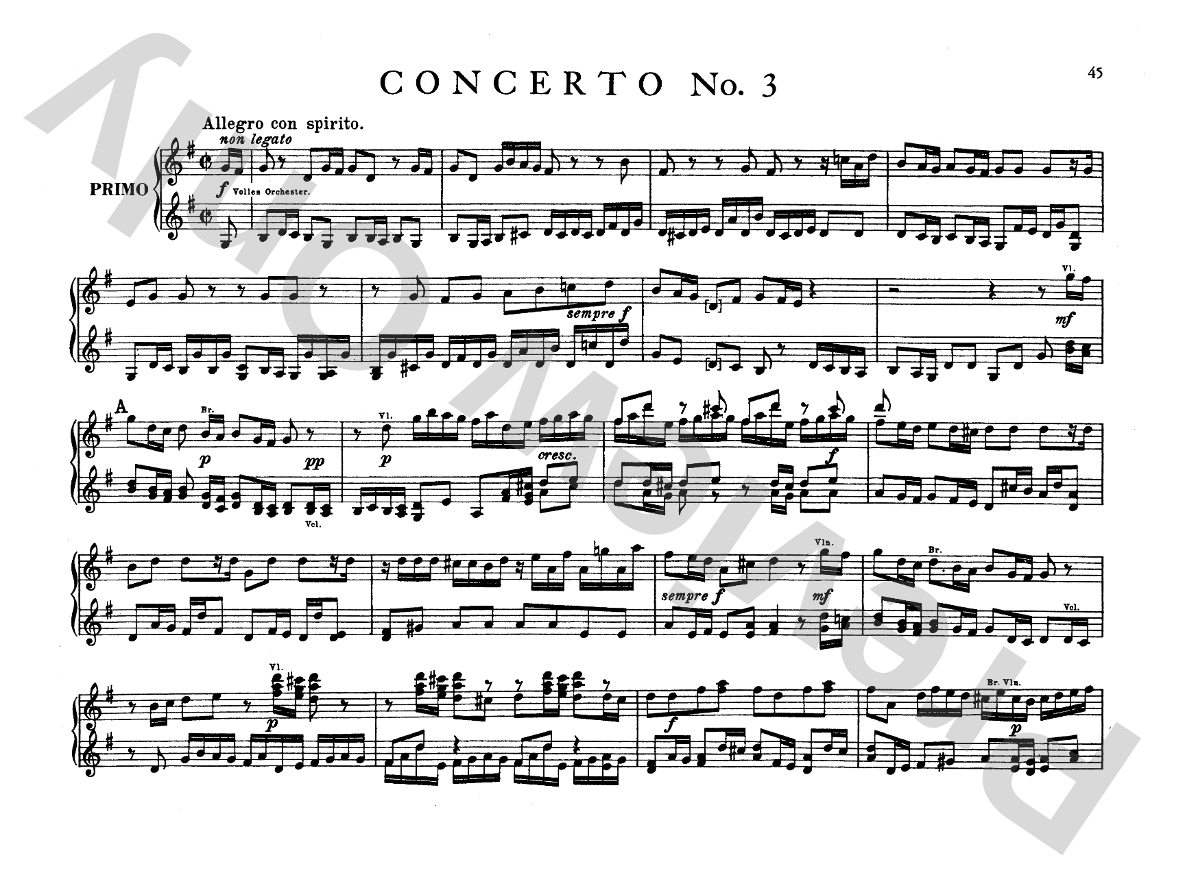 Bach: Brandenburg Concertos (Volume I) (Arr. Max Reger)