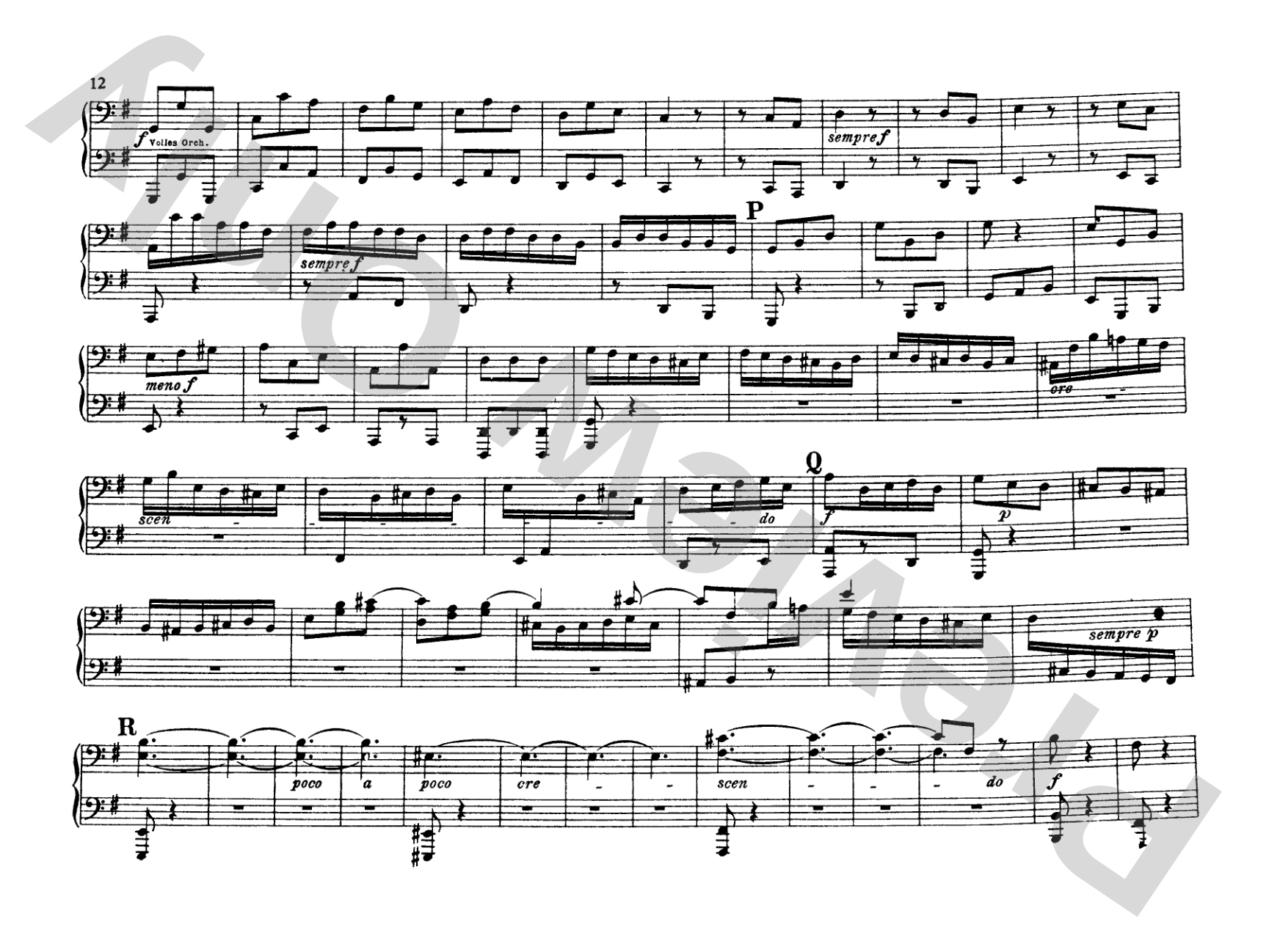 Bach: Brandenburg Concertos (Volume II) (Arr. Max Reger): Piano Duet (1 Piano, 4 Hands) Comb Bound Book