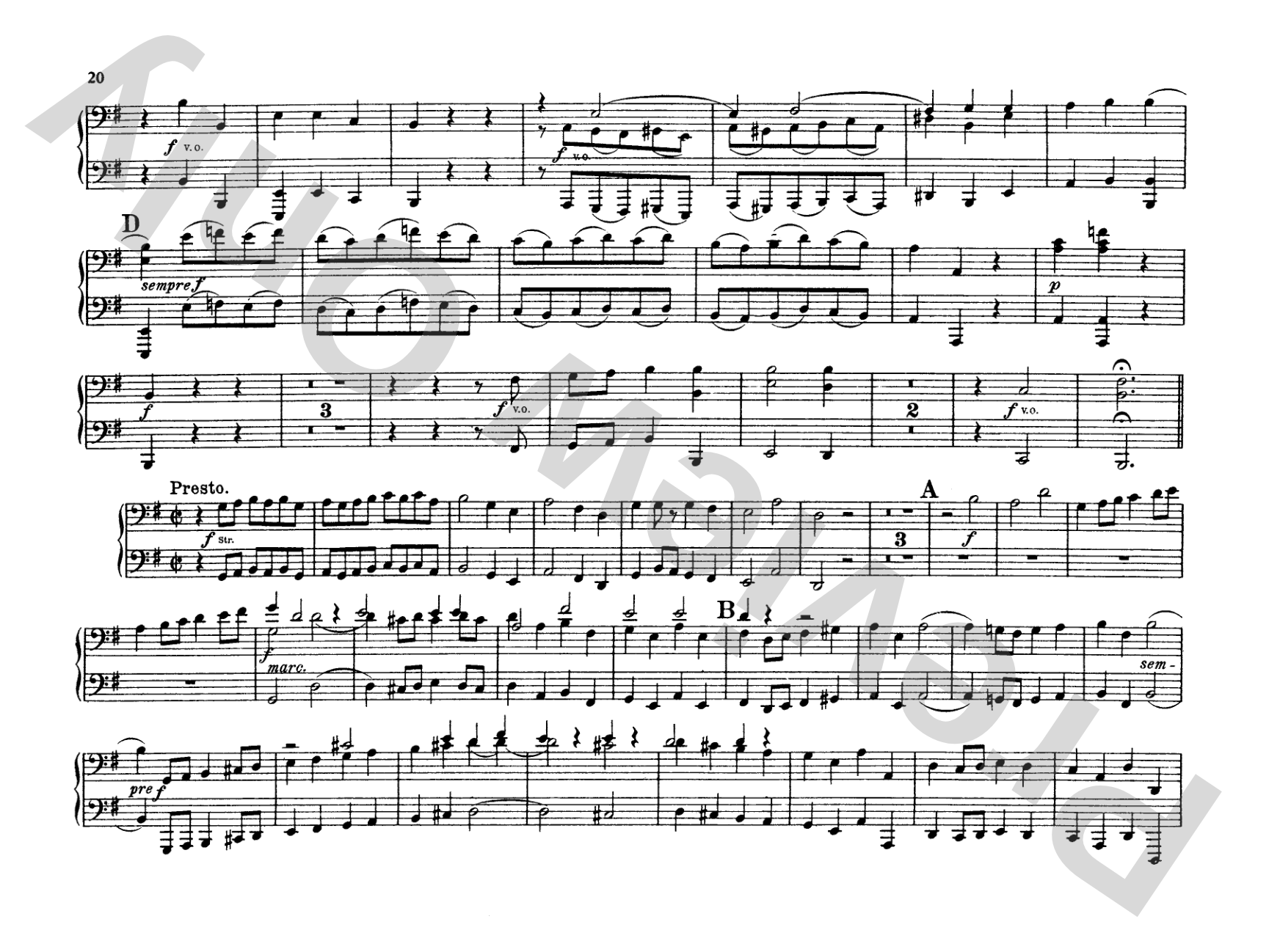 Bach: Brandenburg Concertos (Volume II) (Arr. Max Reger): Piano Duet (1 Piano, 4 Hands) Comb Bound Book