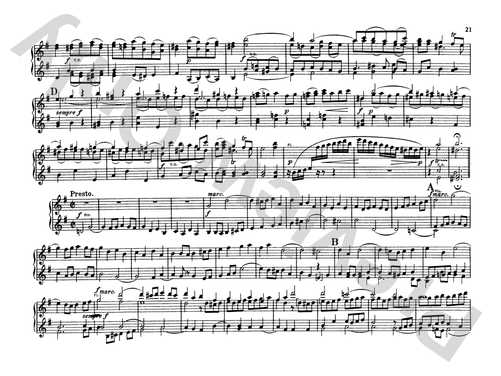 Bach: Brandenburg Concertos (Volume II) (Arr. Max Reger): Piano Duet (1 Piano, 4 Hands) Comb Bound Book