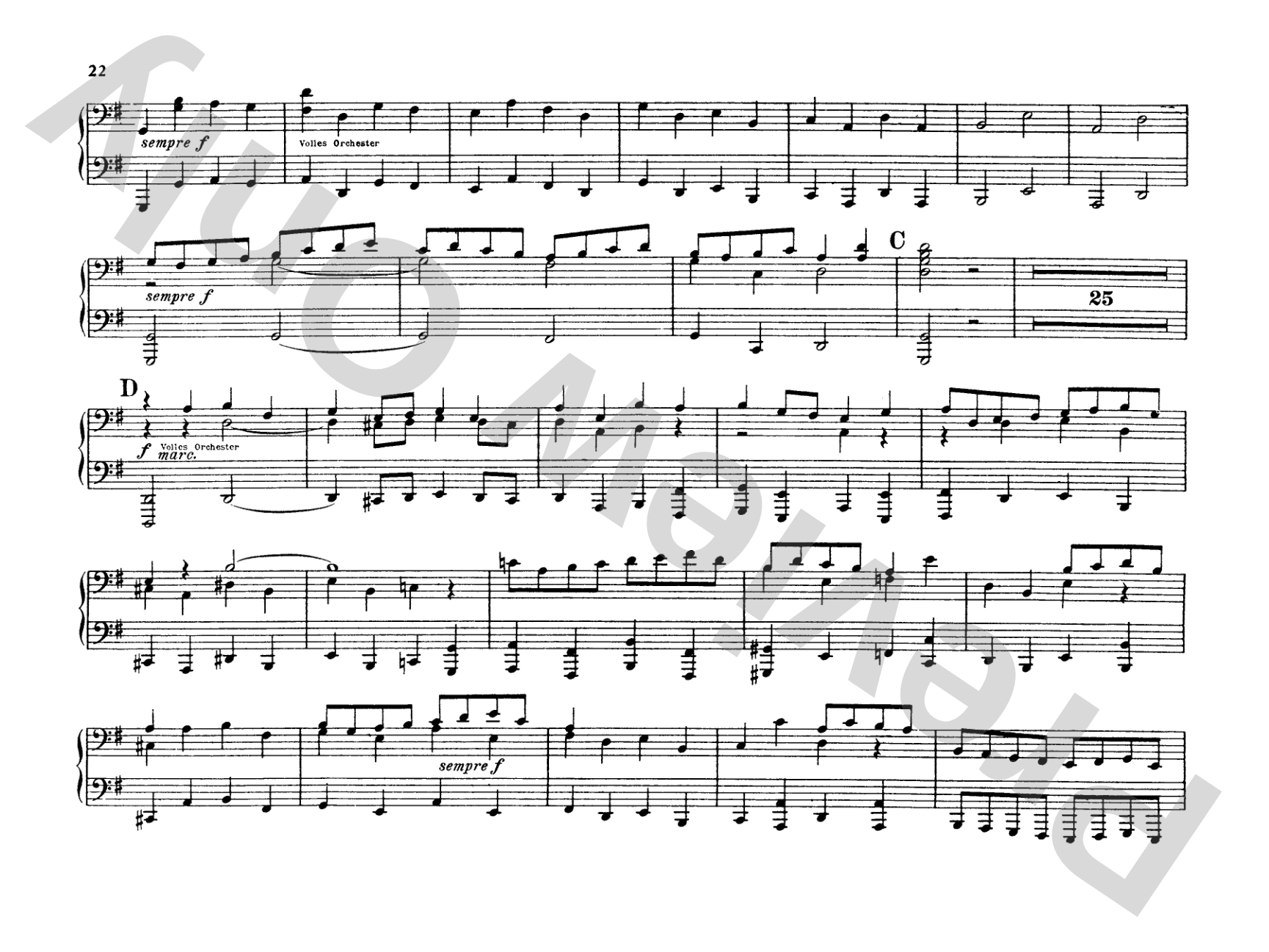 Bach: Brandenburg Concertos (Volume II) (Arr. Max Reger): Piano Duet (1 Piano, 4 Hands) Comb Bound Book