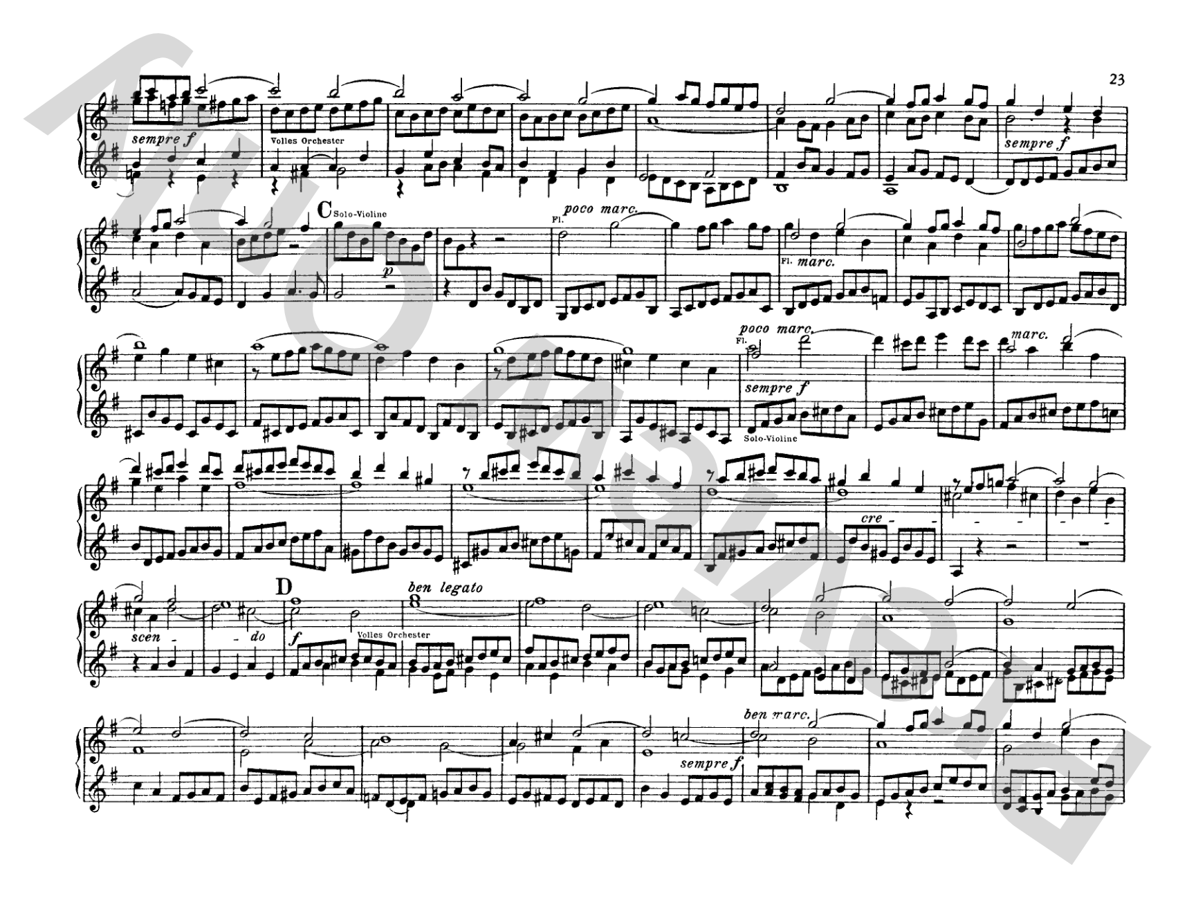 Bach: Brandenburg Concertos (Volume II) (Arr. Max Reger): Piano Duet (1 Piano, 4 Hands) Comb Bound Book