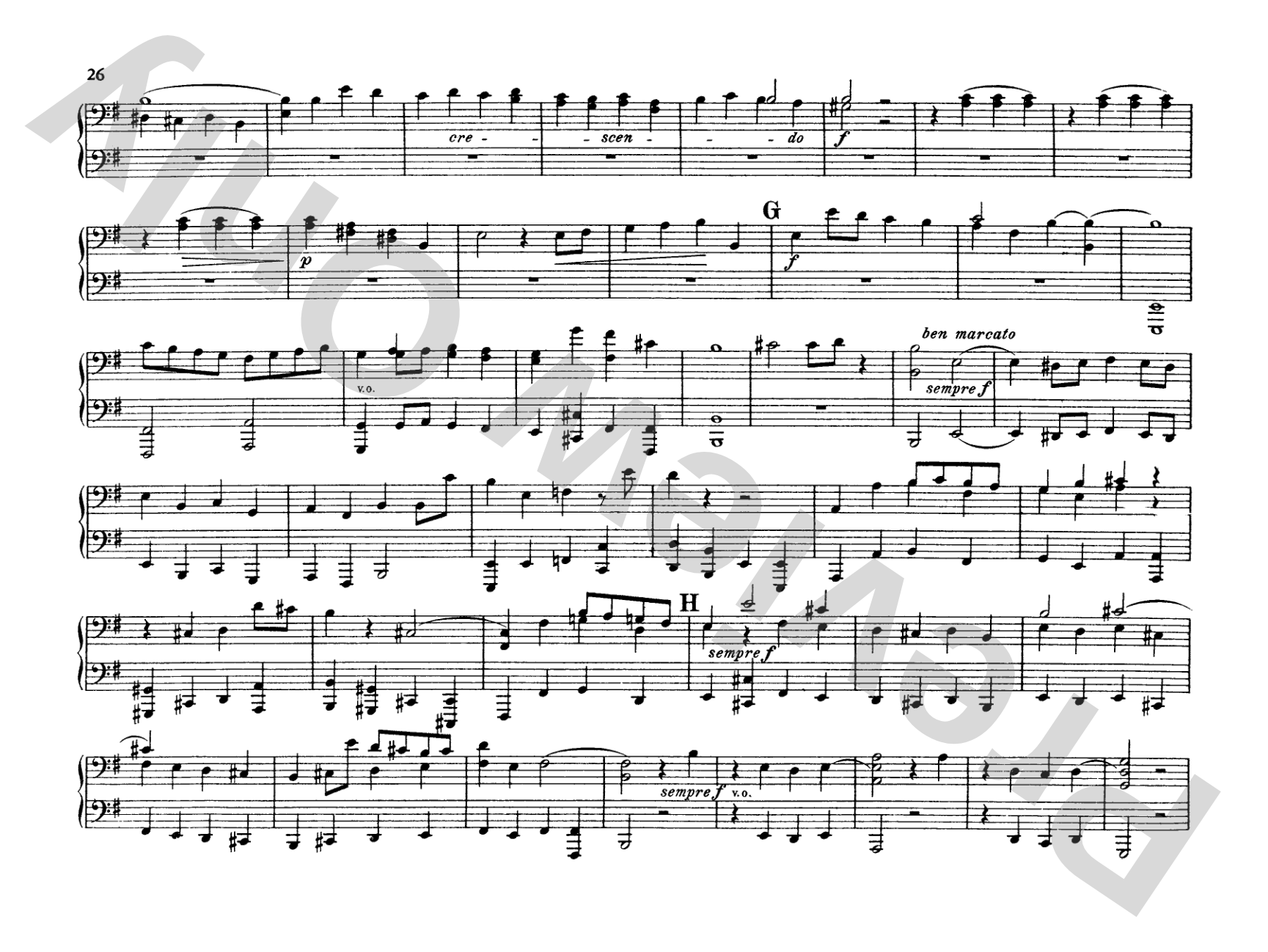 Bach: Brandenburg Concertos (Volume II) (Arr. Max Reger): Piano Duet (1 Piano, 4 Hands) Comb Bound Book