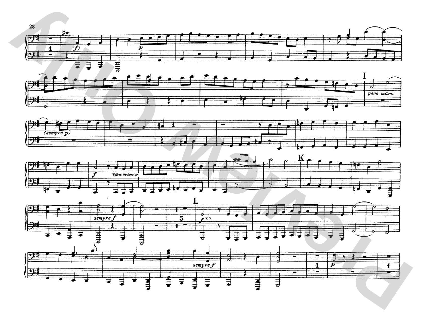 Bach: Brandenburg Concertos (Volume II) (Arr. Max Reger): Piano Duet (1 Piano, 4 Hands) Comb Bound Book