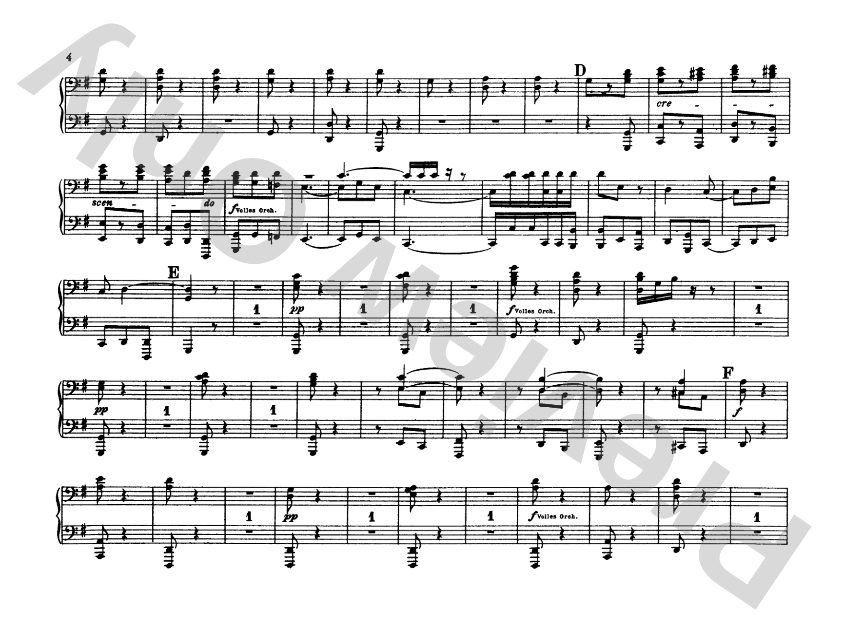 Bach: Brandenburg Concertos (Volume II) (Arr. Max Reger): Piano Duet (1 Piano, 4 Hands) Comb Bound Book