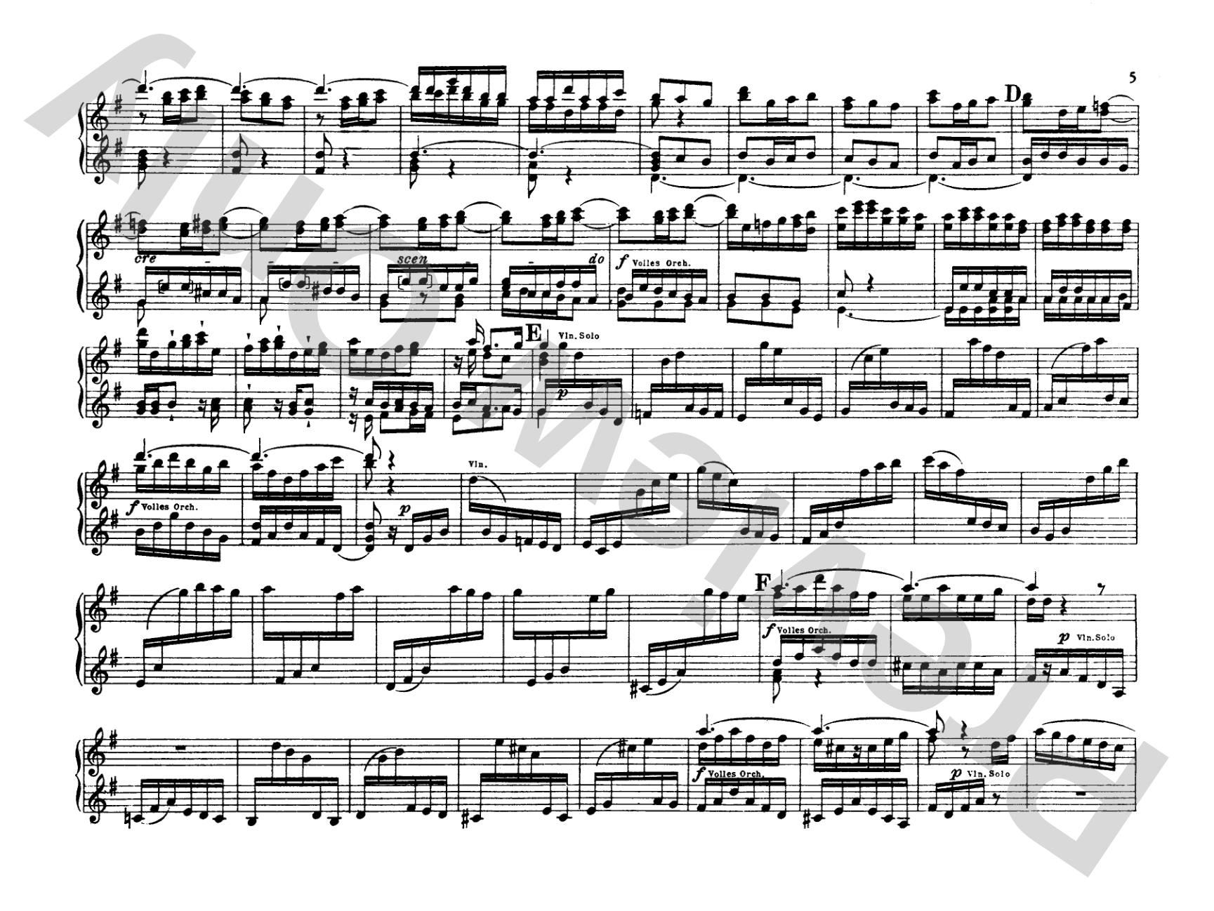 Bach: Brandenburg Concertos (Volume II) (Arr. Max Reger): Piano