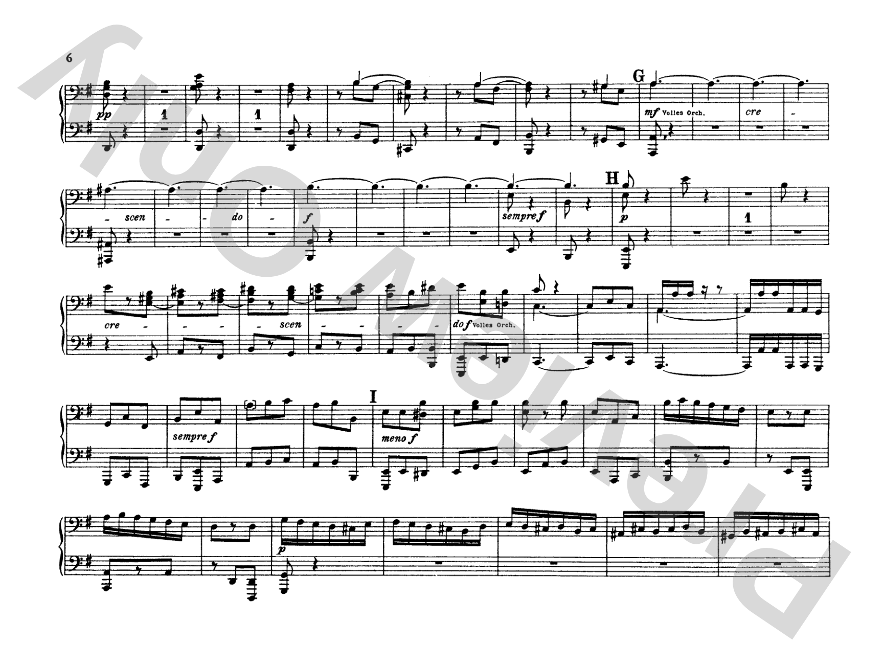 希少ー（ジークフリート・マトゥス Klavierkonzert スコアー） Concerto In D Minor, BWV 974 (II: Adagio) Piano Sheet Music | J.W.