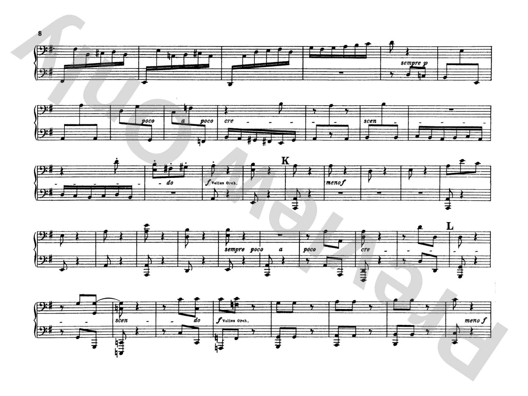Bach: Brandenburg Concertos (Volume II) (Arr. Max Reger): Piano Duet (1 Piano, 4 Hands) Comb Bound Book