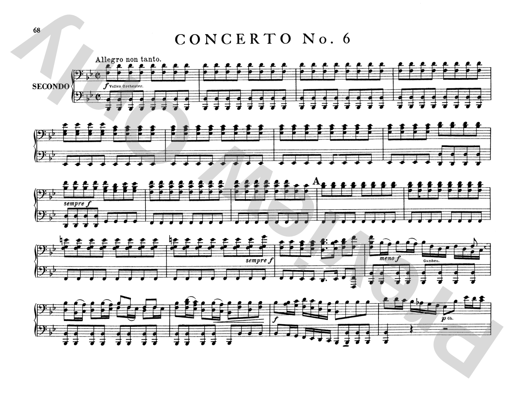 Bach: Brandenburg Concertos (Volume II) (Arr. Max Reger)