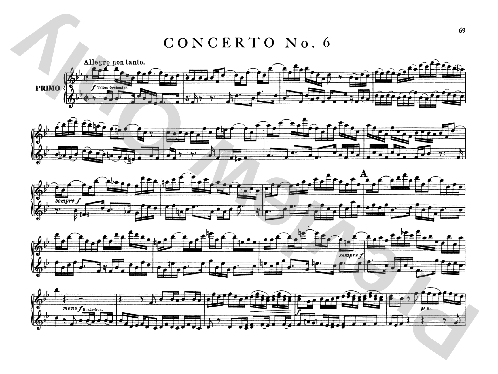 Bach: Brandenburg Concertos (Volume II) (Arr. Max Reger)