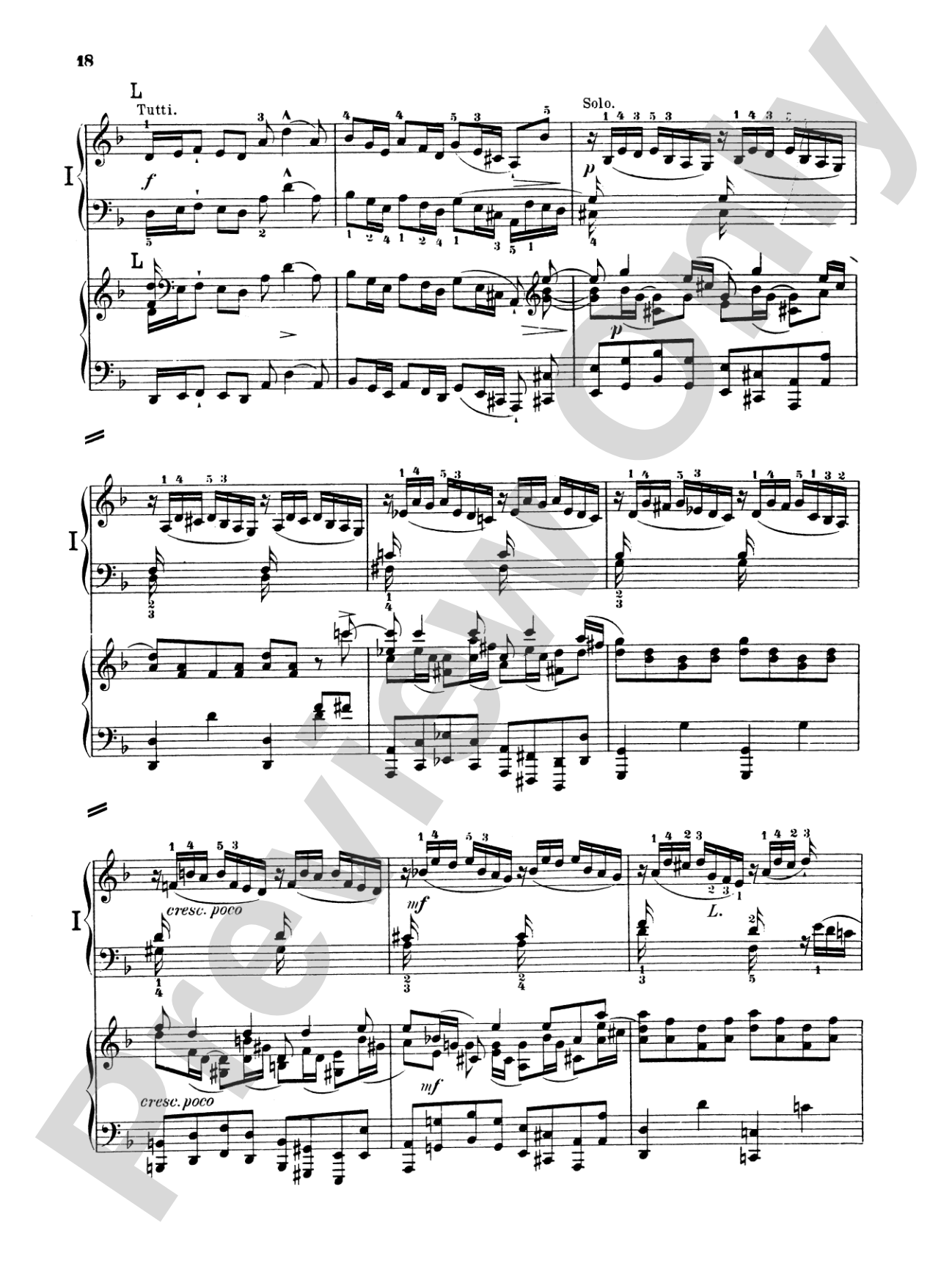 Bach: Piano Concerto in D Minor: Piano Duo (2 Pianos, 4 Hands) Book (2 copies required)
