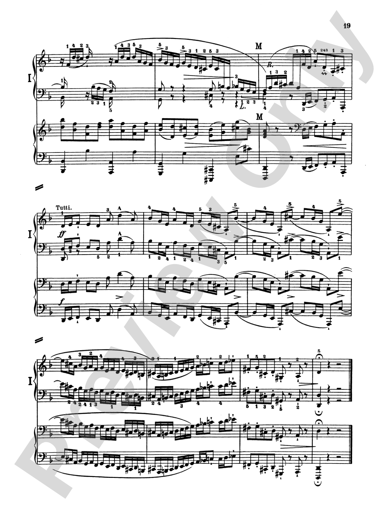 Bach: Piano Concerto in D Minor: Piano Duo (2 Pianos, 4 Hands) Book (2 copies required)