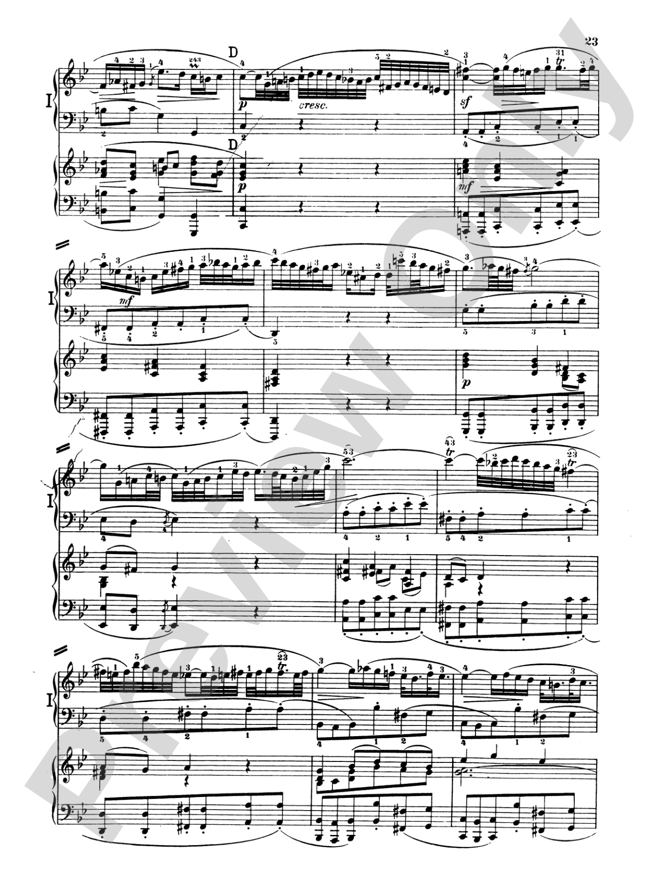 Bach: Piano Concerto in D Minor: Piano Duo (2 Pianos, 4 Hands) Book (2 copies required)
