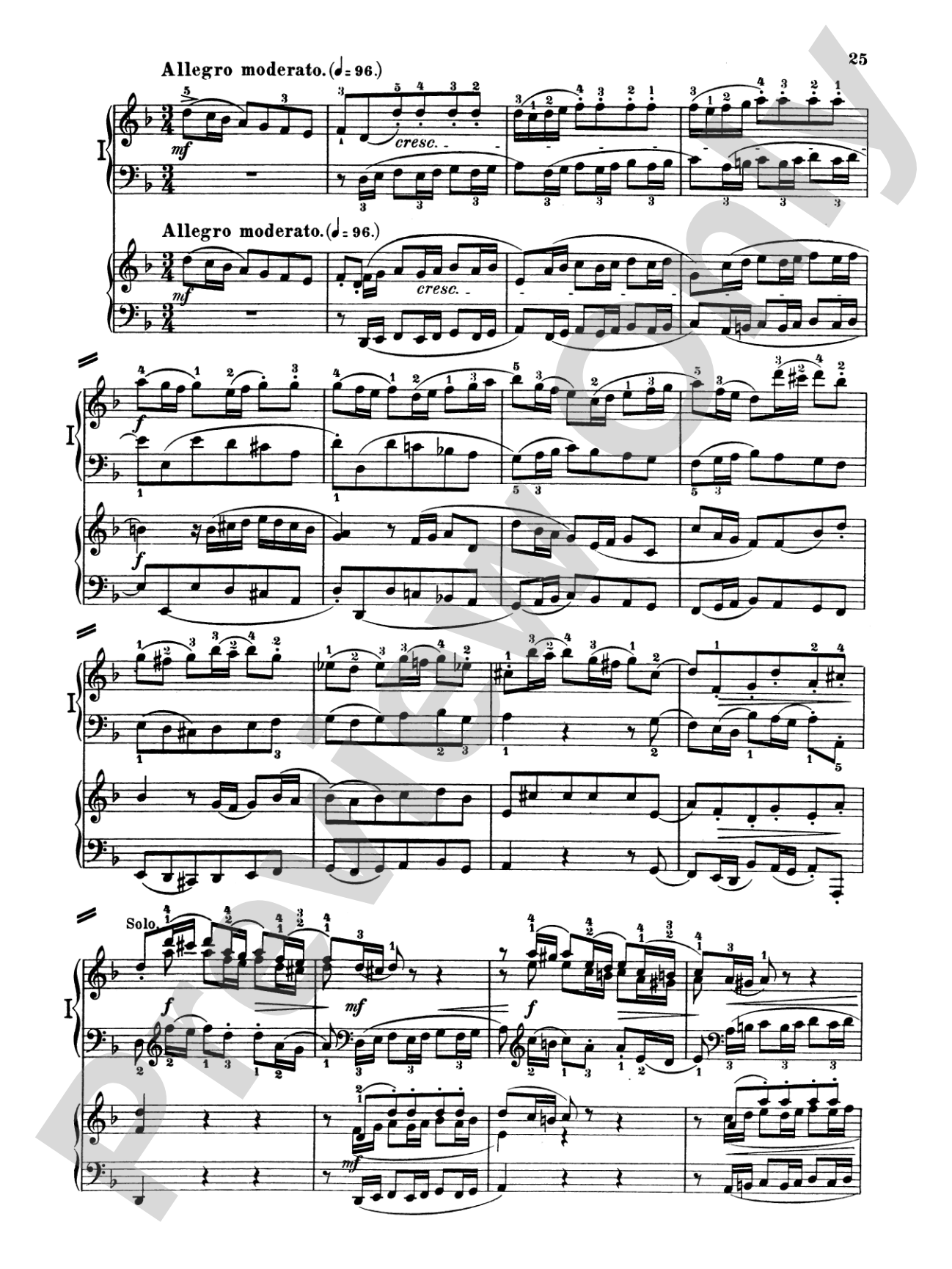 Bach: Piano Concerto in D Minor: Piano Duo (2 Pianos, 4 Hands) Book (2 copies required)