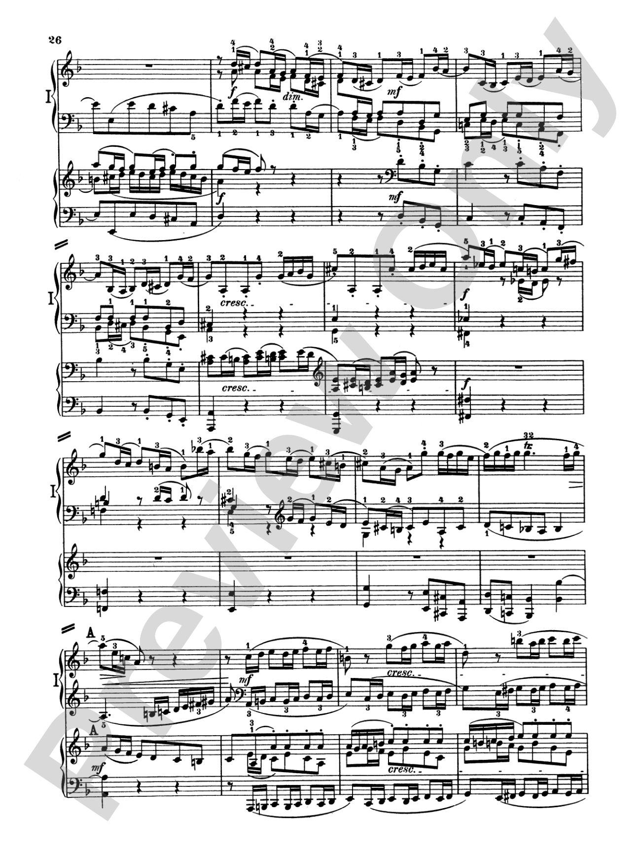 Bach: Piano Concerto in D Minor: Piano Duo (2 Pianos, 4 Hands) Book (2 copies required)