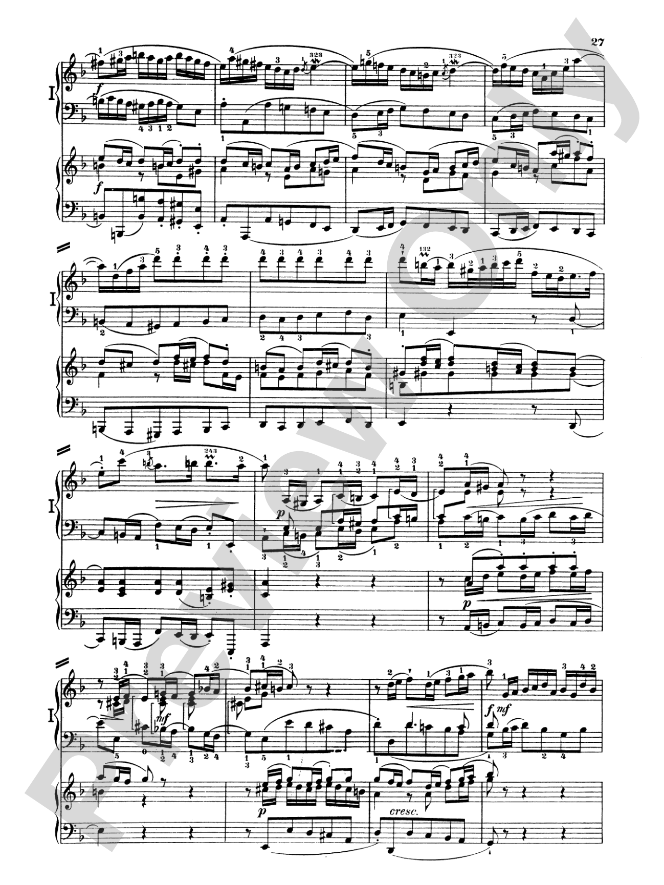 Bach: Piano Concerto in D Minor: Piano Duo (2 Pianos, 4 Hands) Book (2 copies required)
