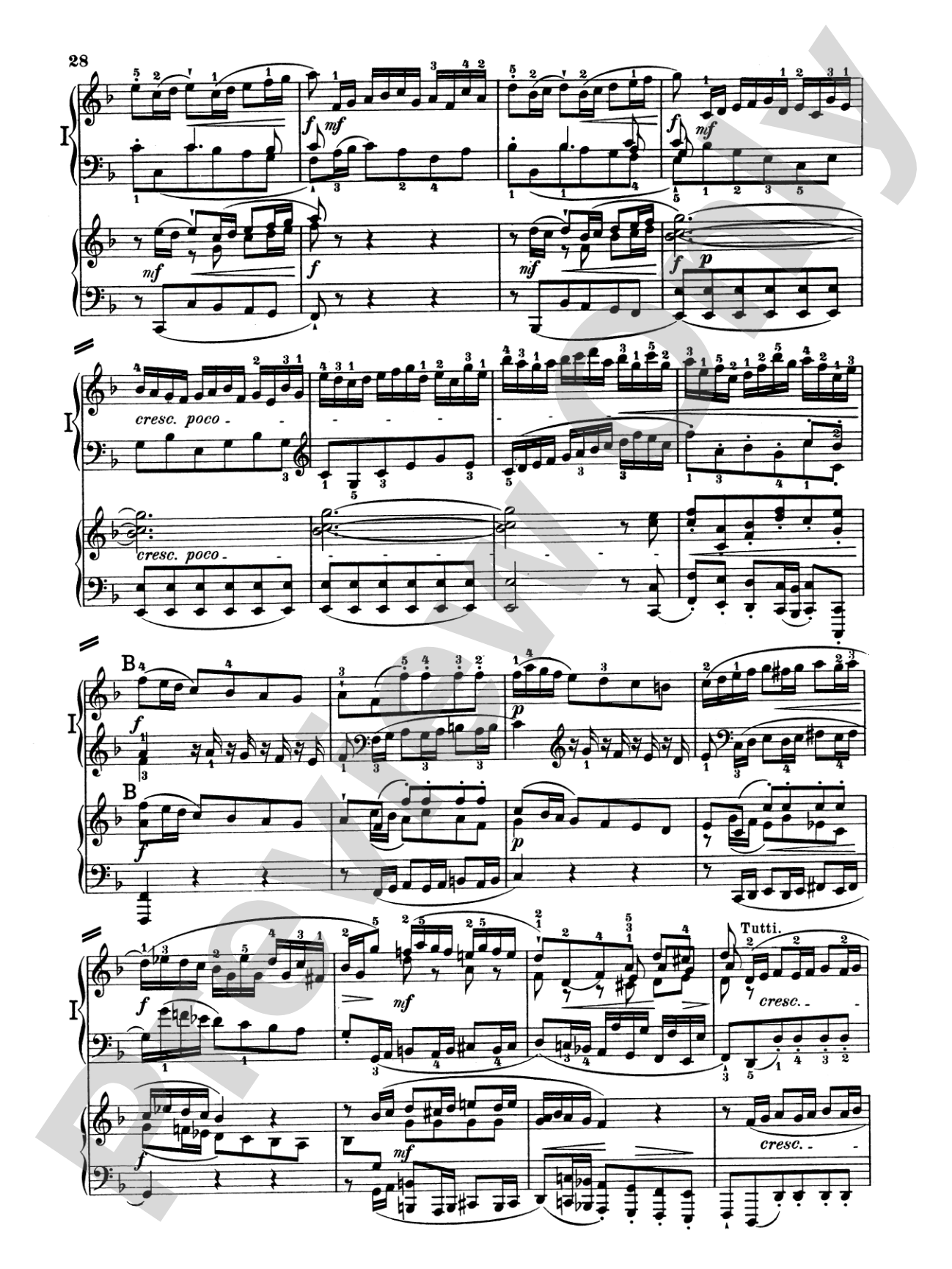 Bach: Piano Concerto in D Minor: Piano Duo (2 Pianos, 4 Hands) Book (2 copies required)
