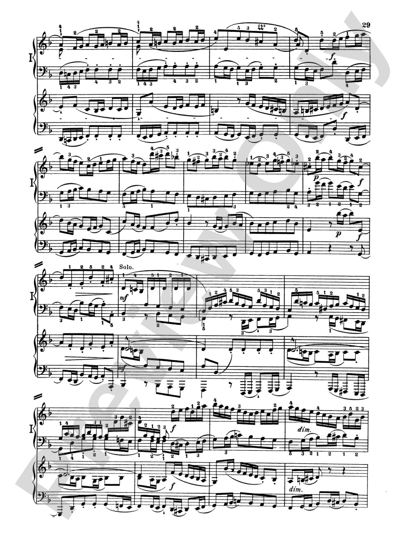 Bach: Piano Concerto in D Minor: Piano Duo (2 Pianos, 4 Hands) Book (2 copies required)
