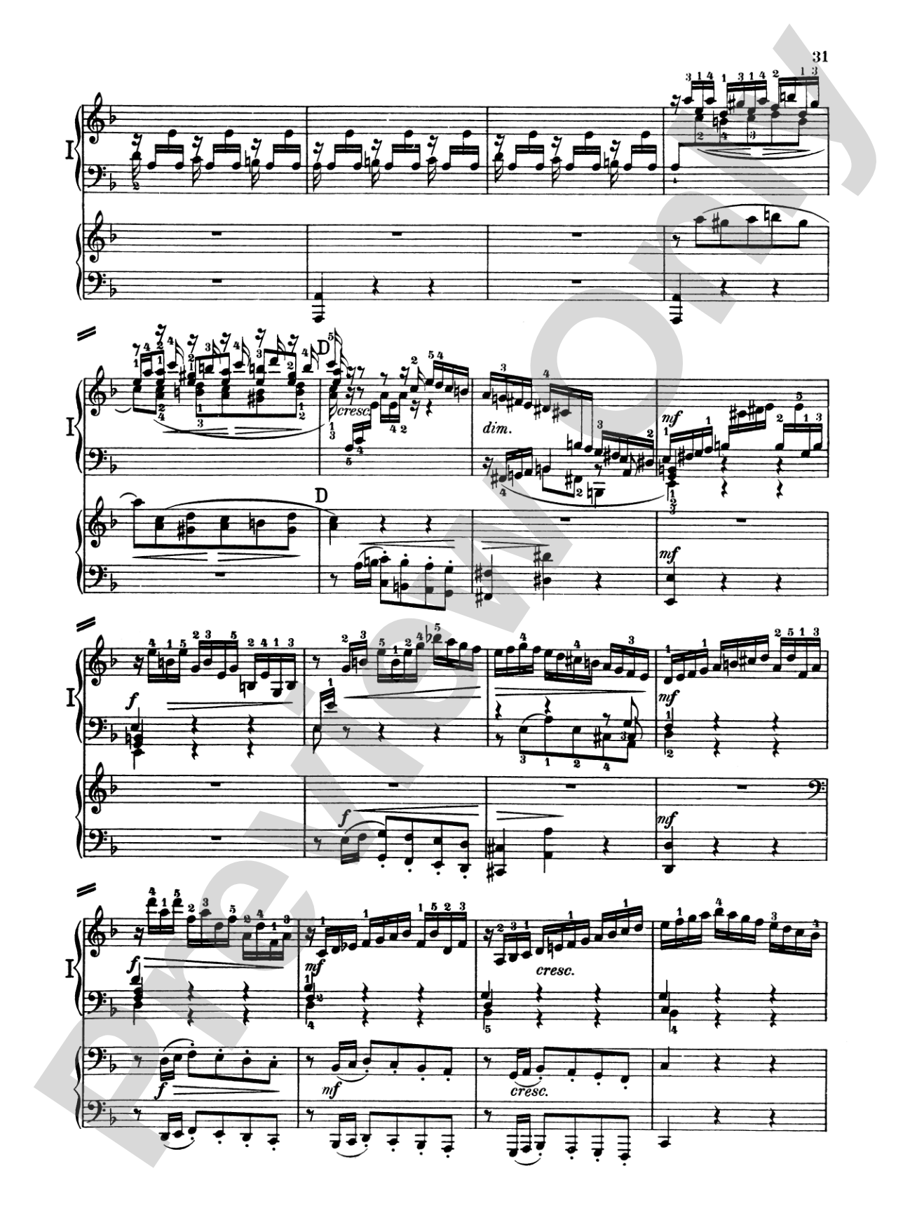 Bach: Piano Concerto in D Minor: Piano Duo (2 Pianos, 4 Hands) Book (2 copies required)