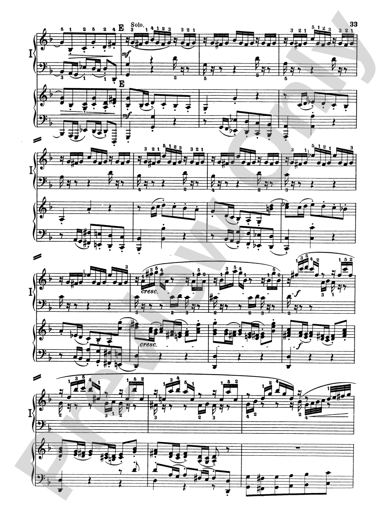 Bach: Piano Concerto in D Minor: Piano Duo (2 Pianos, 4 Hands) Book (2 copies required)