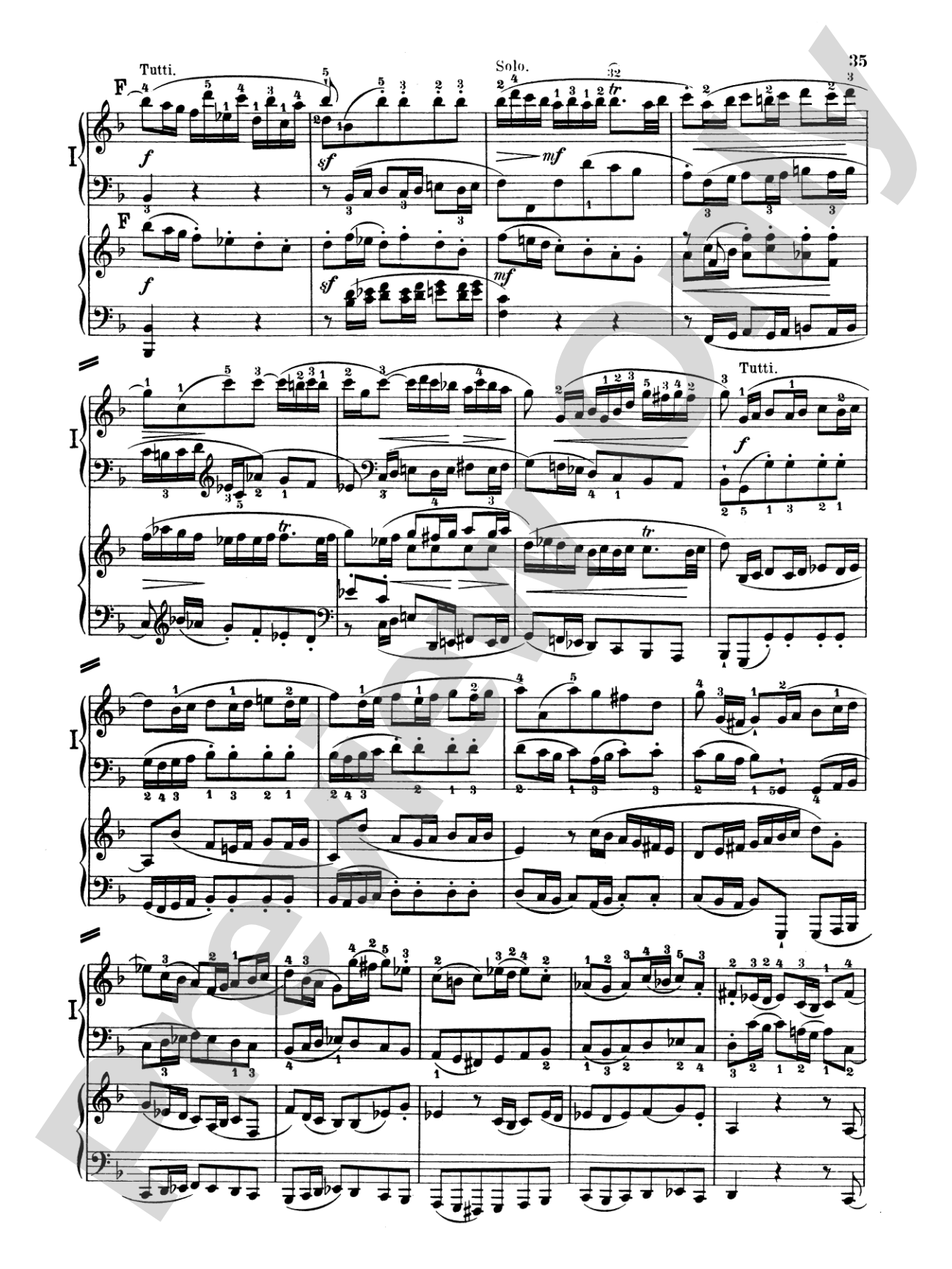 Bach: Piano Concerto in D Minor: Piano Duo (2 Pianos, 4 Hands) Book (2 copies required)